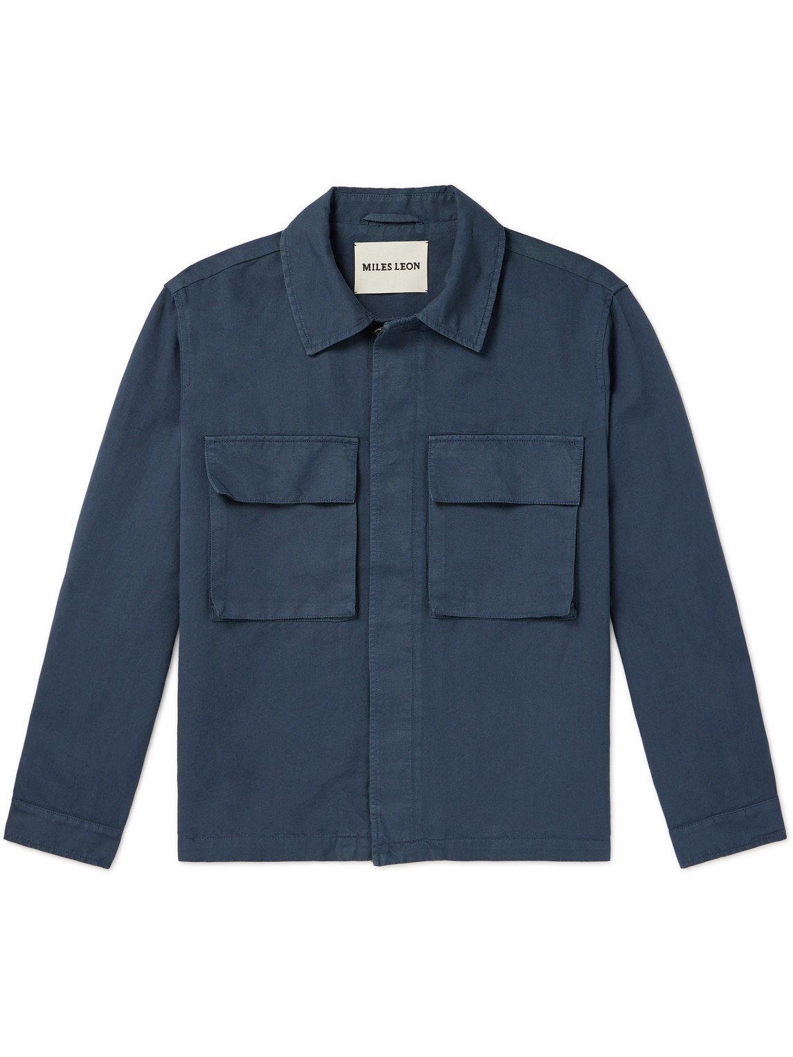 Work Cotton and Linen-Blend Shirt