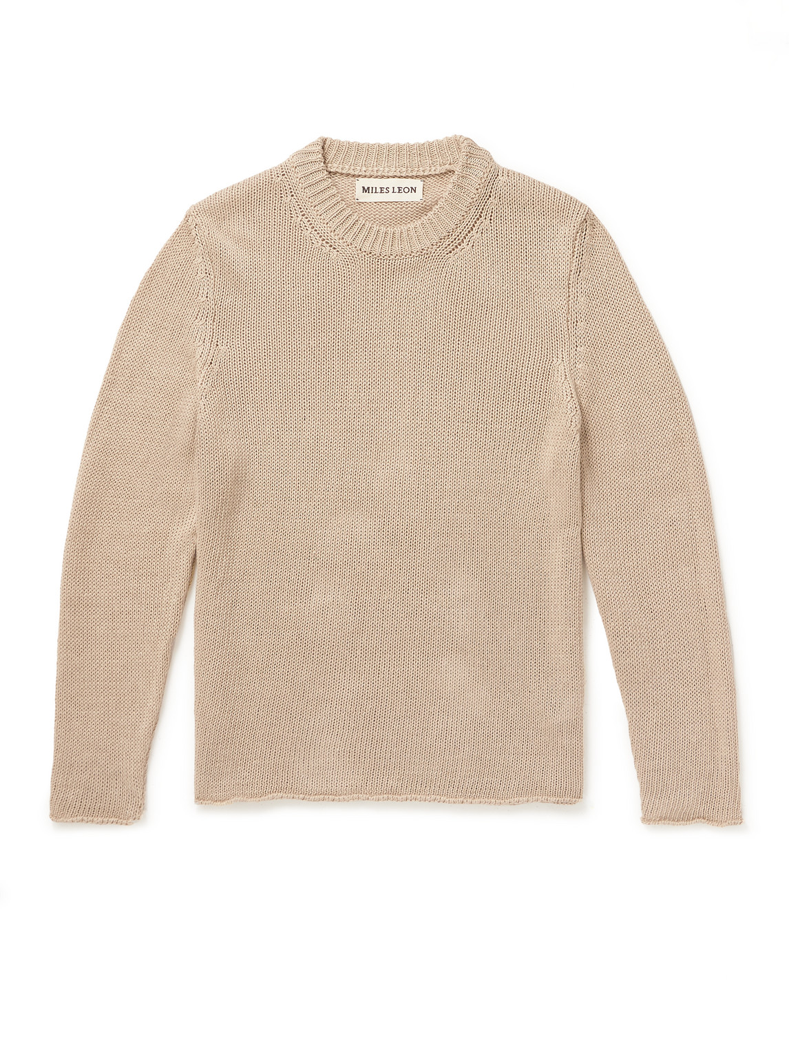 Linen and Cotton-Blend Sweater