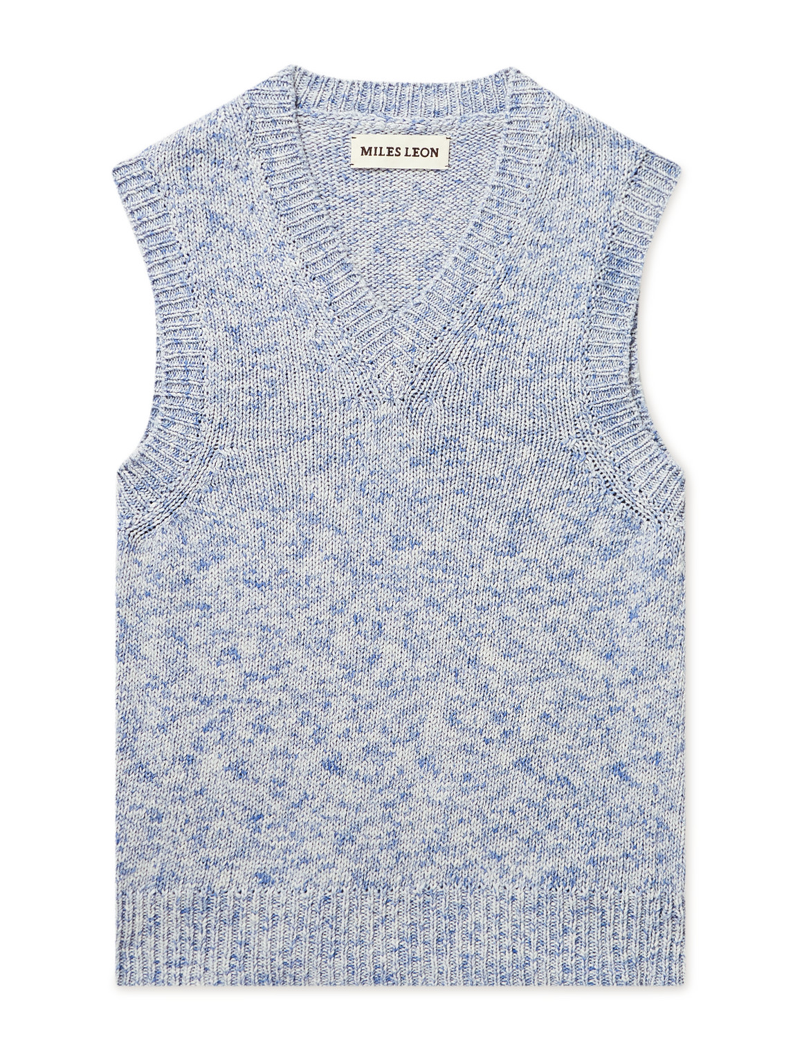 Slim-Fit Cotton Sweater Vest