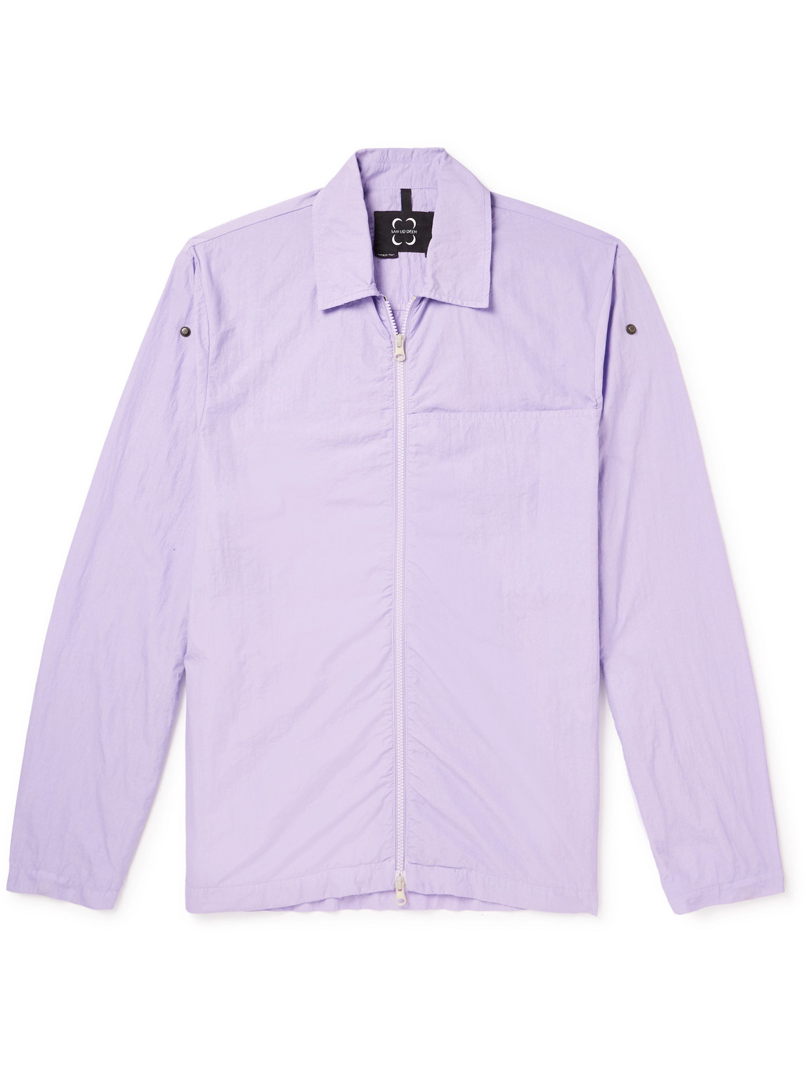 Garment-Dyed Shell Overshirt