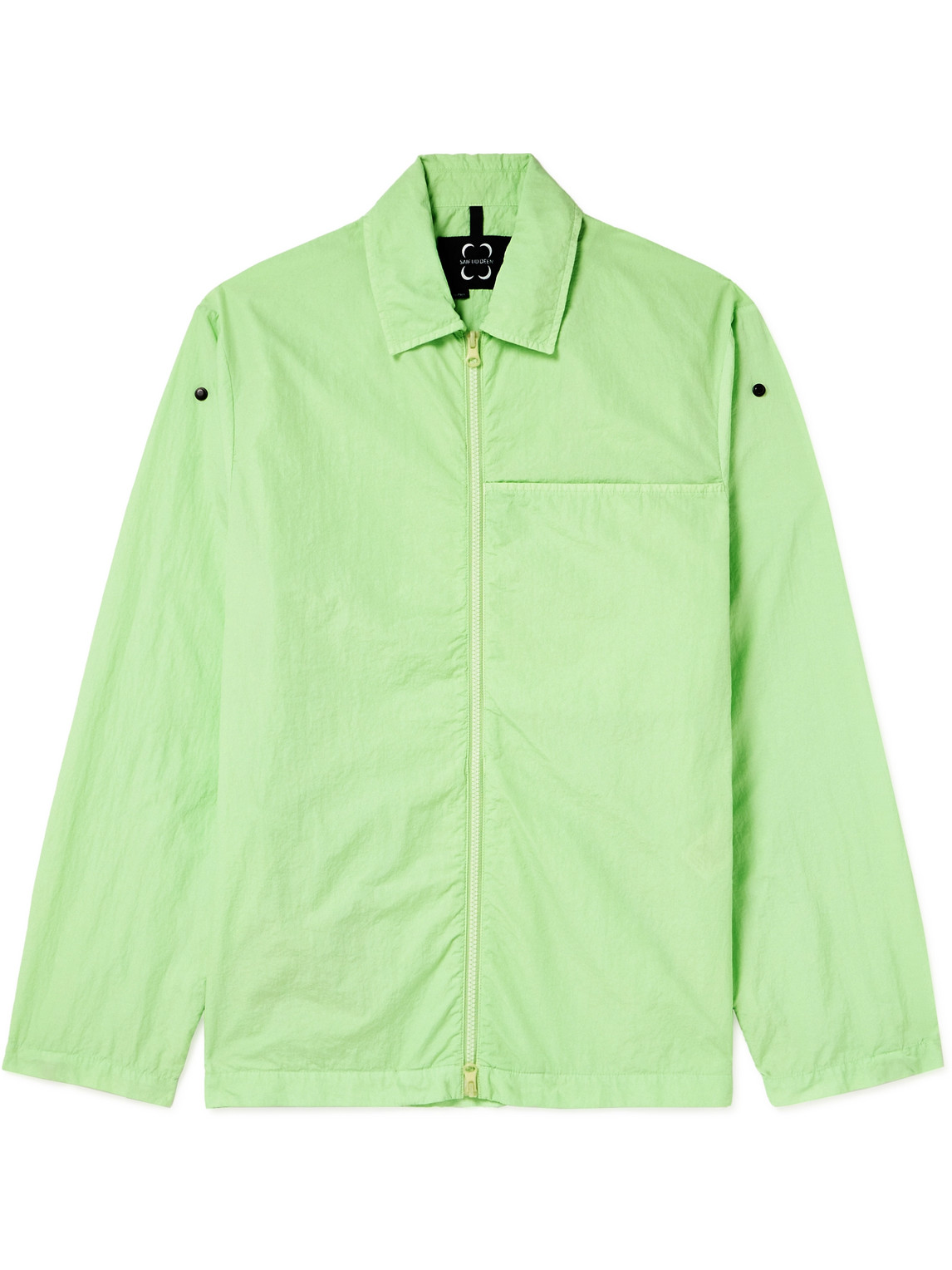 Garment-Dyed Shell Overshirt