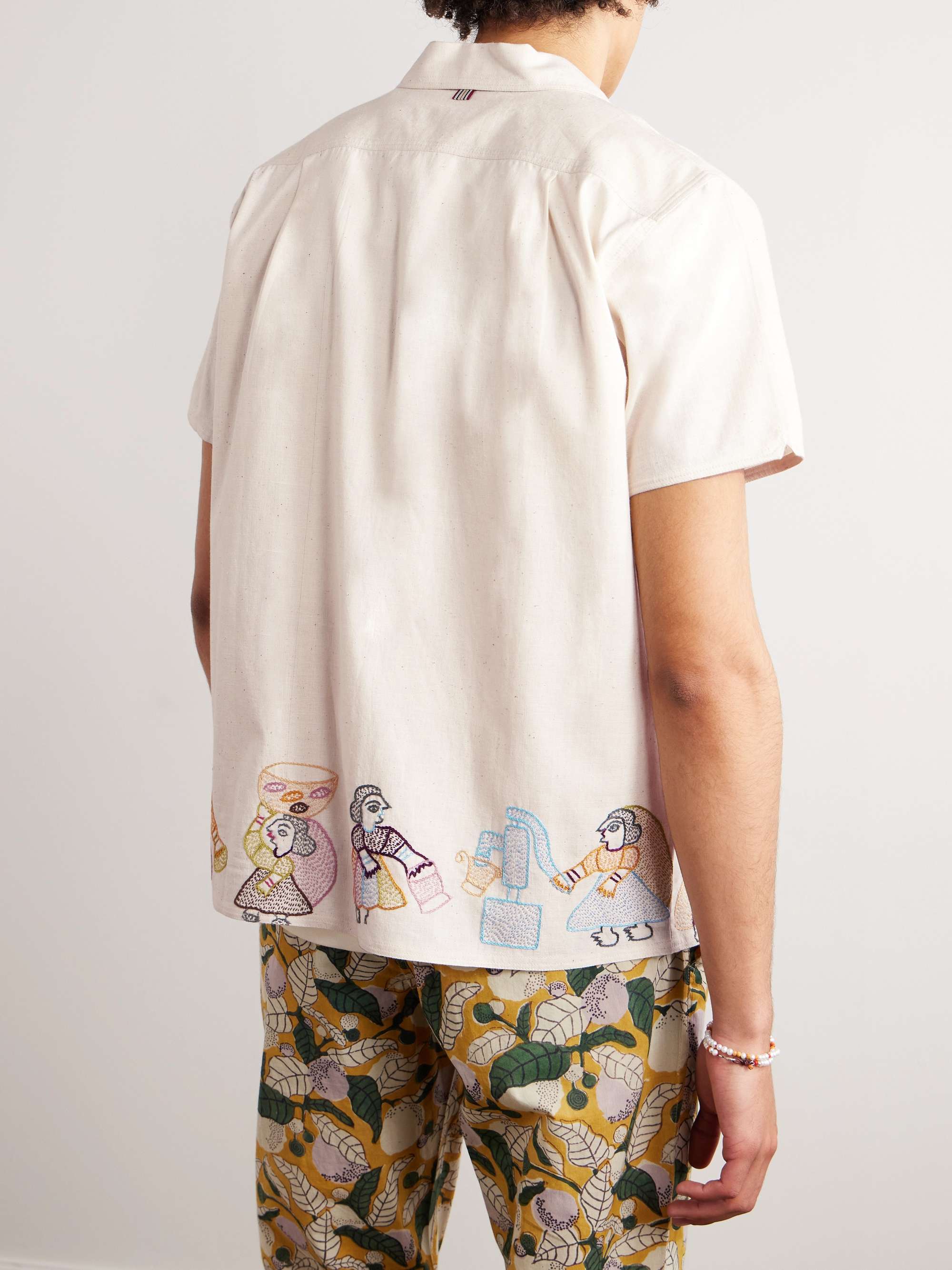 KARDO ConvertibleCollar Embroidered Cotton Shirt for Men MR PORTER