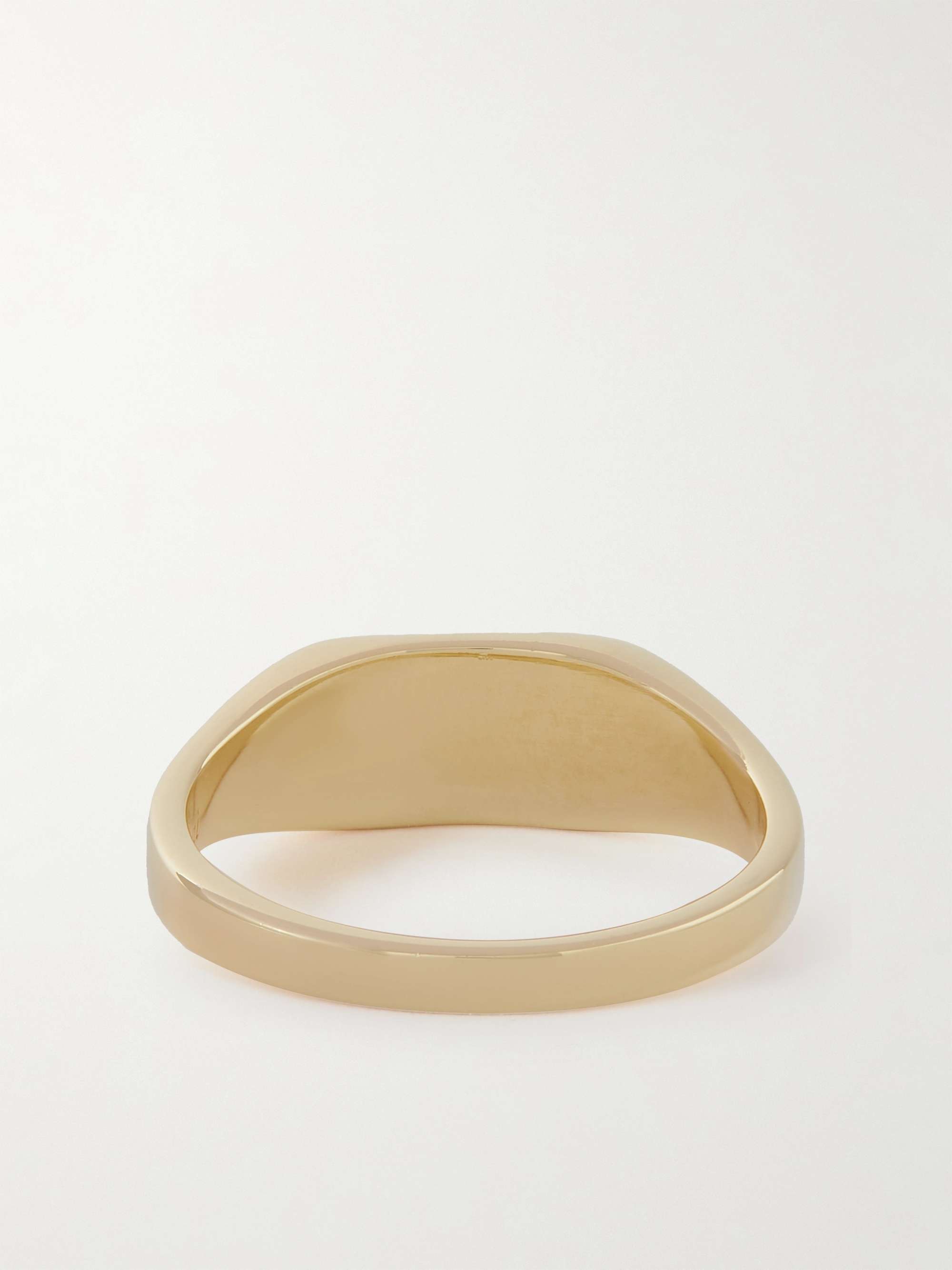 MIANSAI Gold Vermeil Signet Ring for Men | MR PORTER