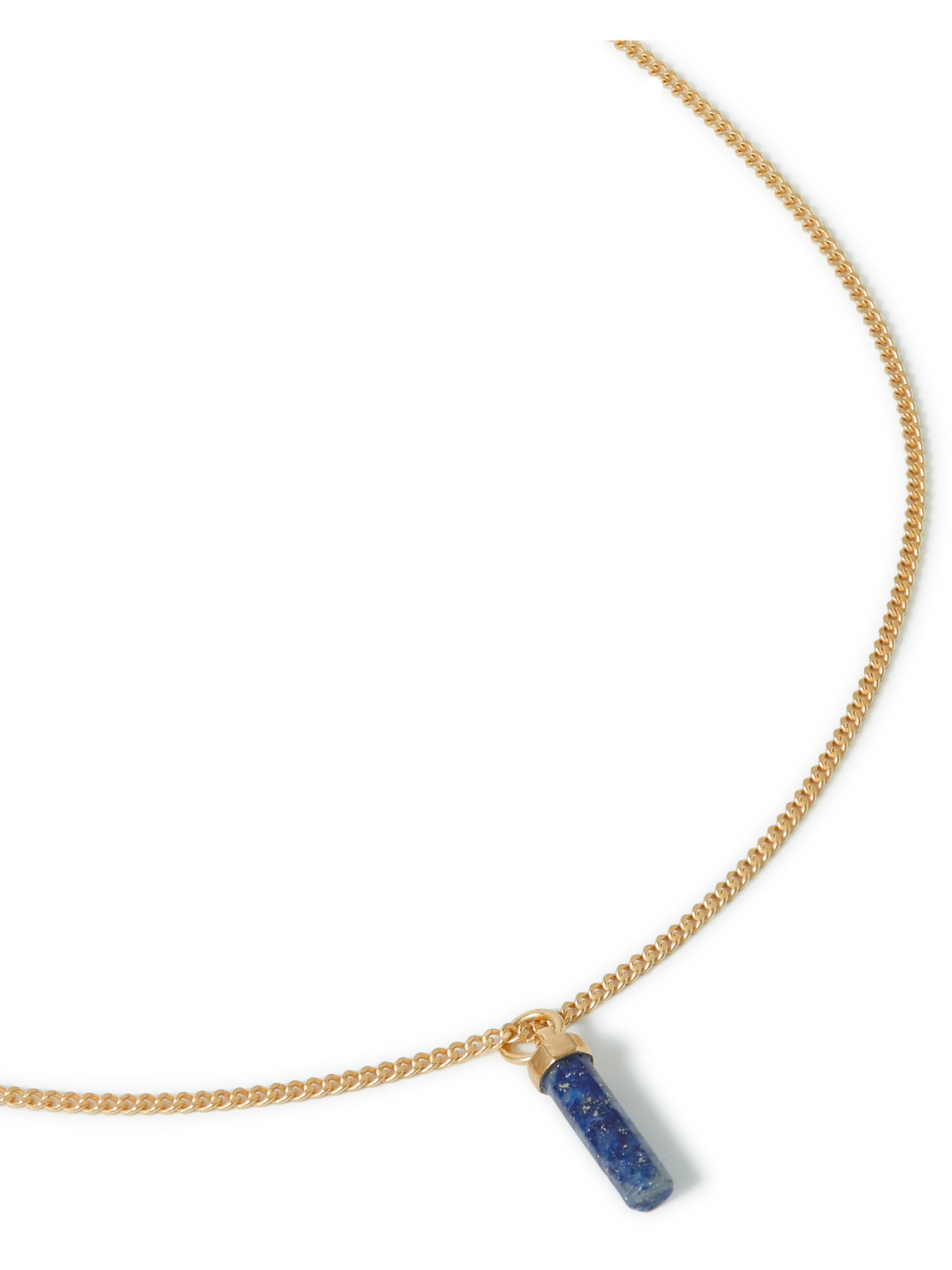 Miansai Remi Gold Vermeil Lapis Lazuli Necklace