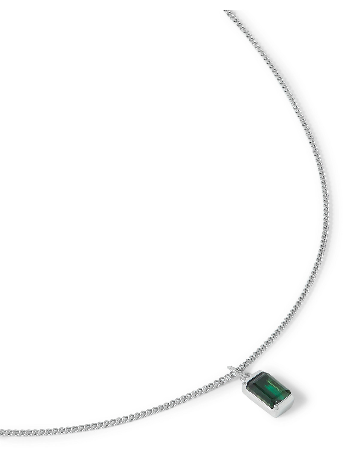 Miansai Valor Sterling Silver Quartz Necklace