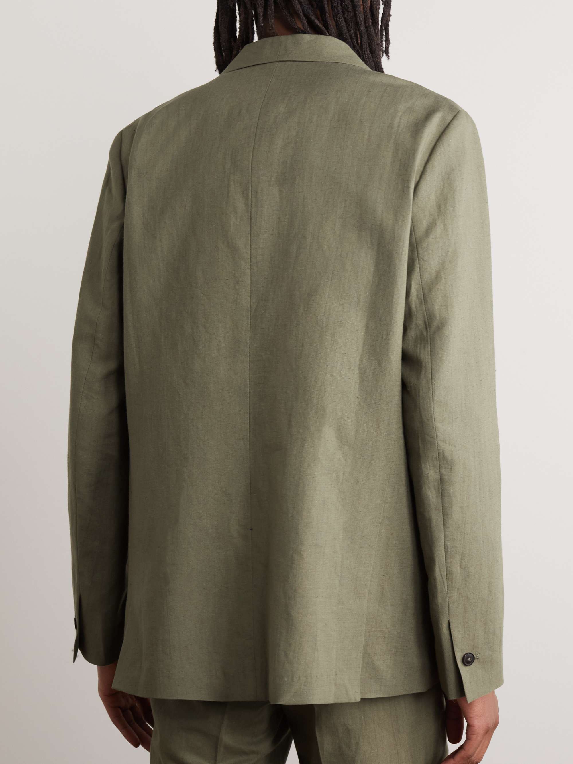 A KIND OF GUISE Shinji Cotton and Linen-Blend Blazer