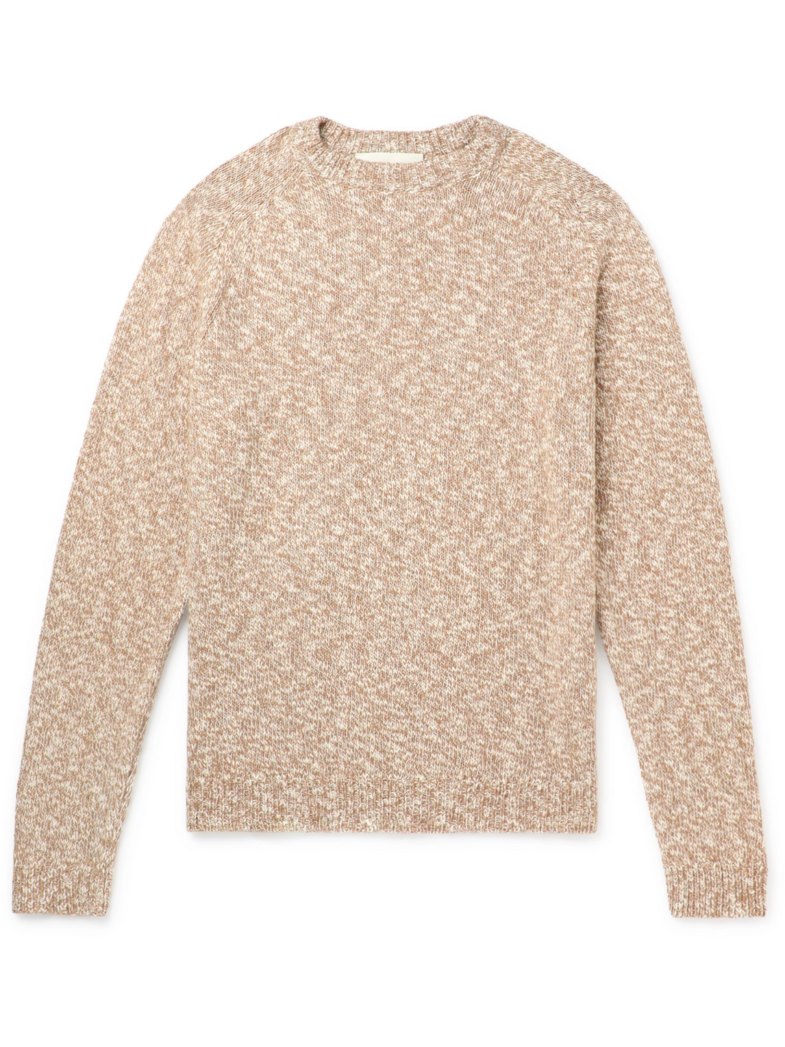 A Kind Of Guise Khalid Cotton And Cashmere-blend Sweater In Neutrals