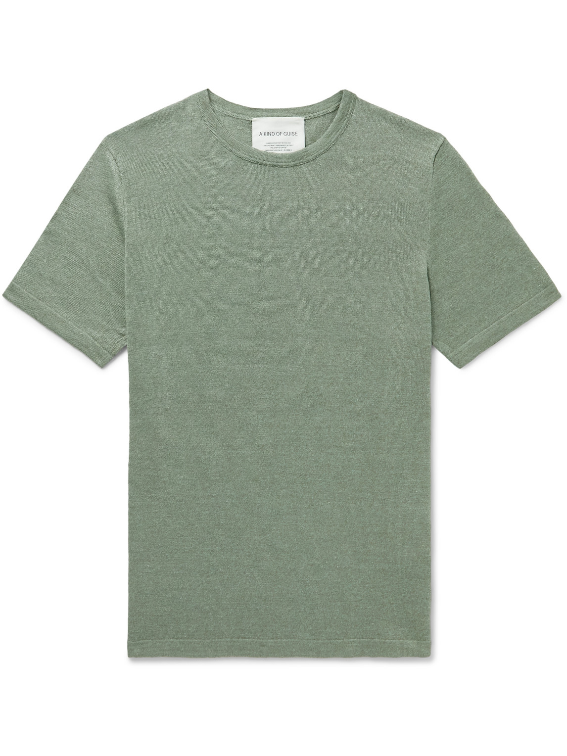 Hamdi Linen and Merino Wool-Blend T-Shirt