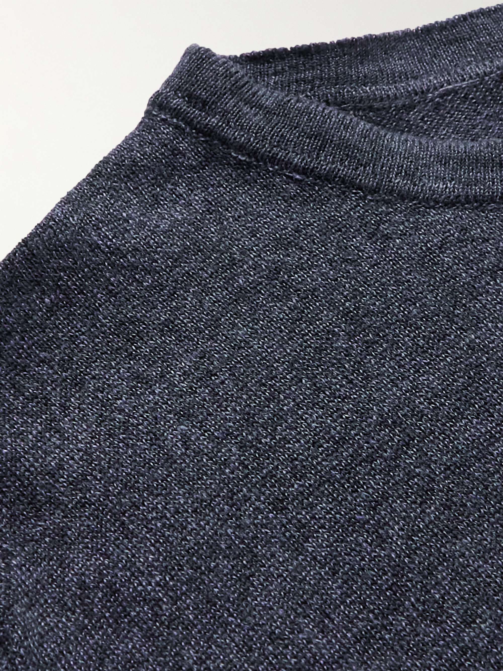 A KIND OF GUISE Hamdi Linen and Merino Wool-Blend T-Shirt