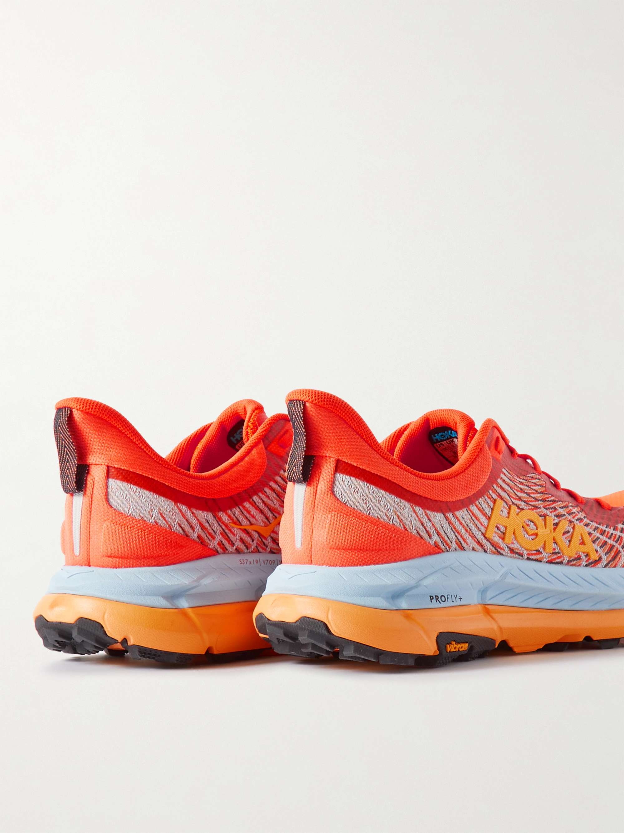 HOKA ONE ONE Mafate Speed 4 Rubber-Trimmed Mesh Running Sneakers