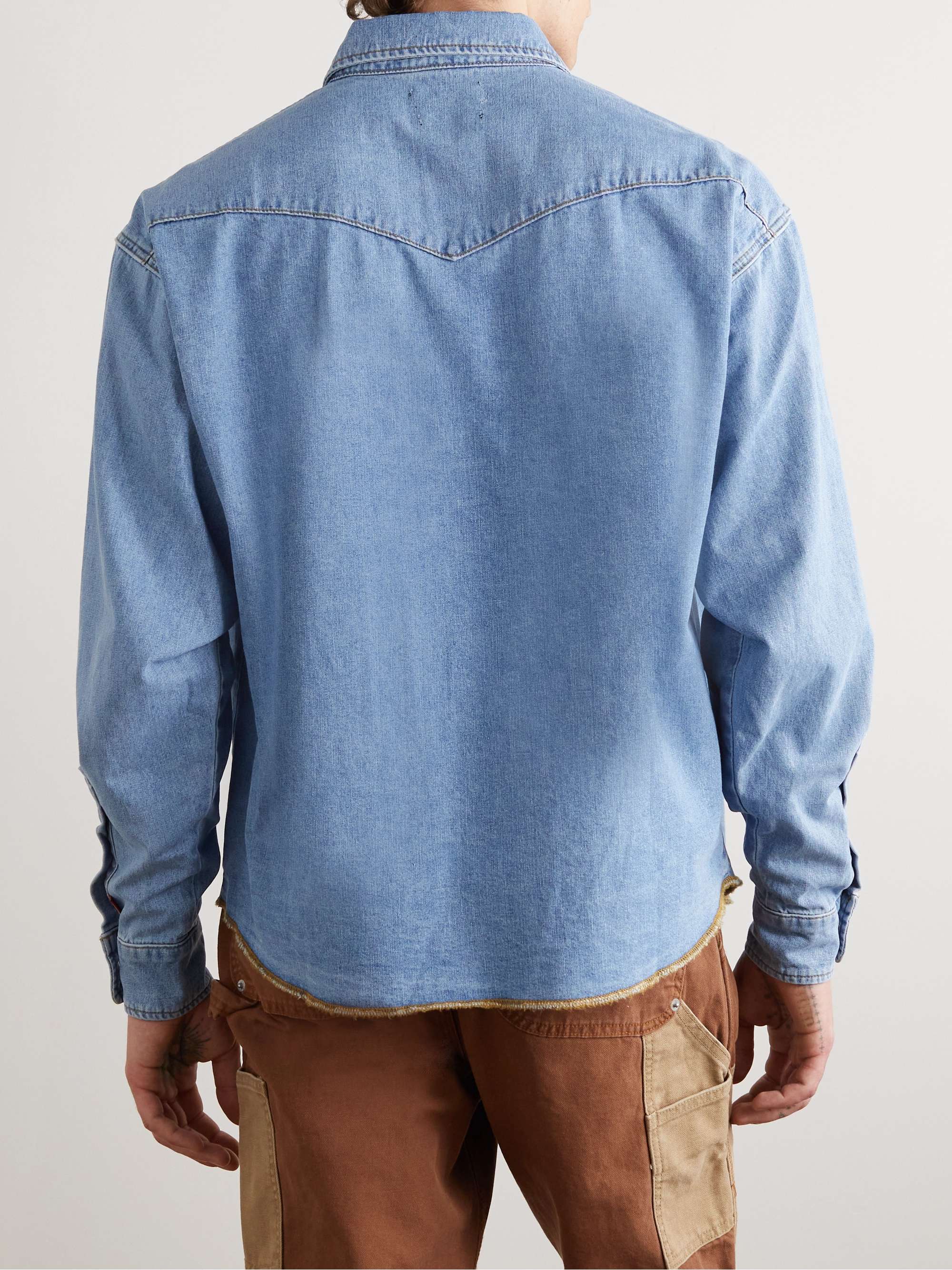 CHERRY LA Embroidered Denim Jacket