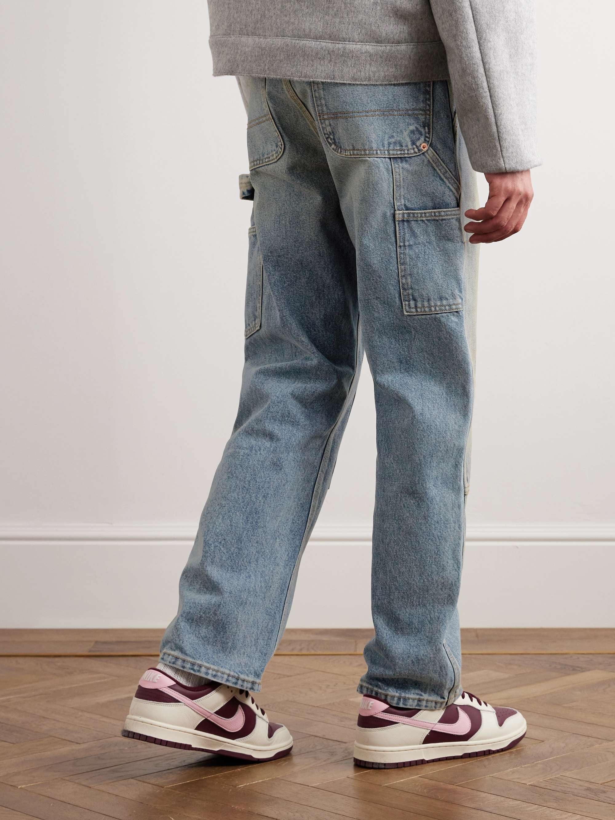 CHERRY LA Straight-Leg Panelled Jeans