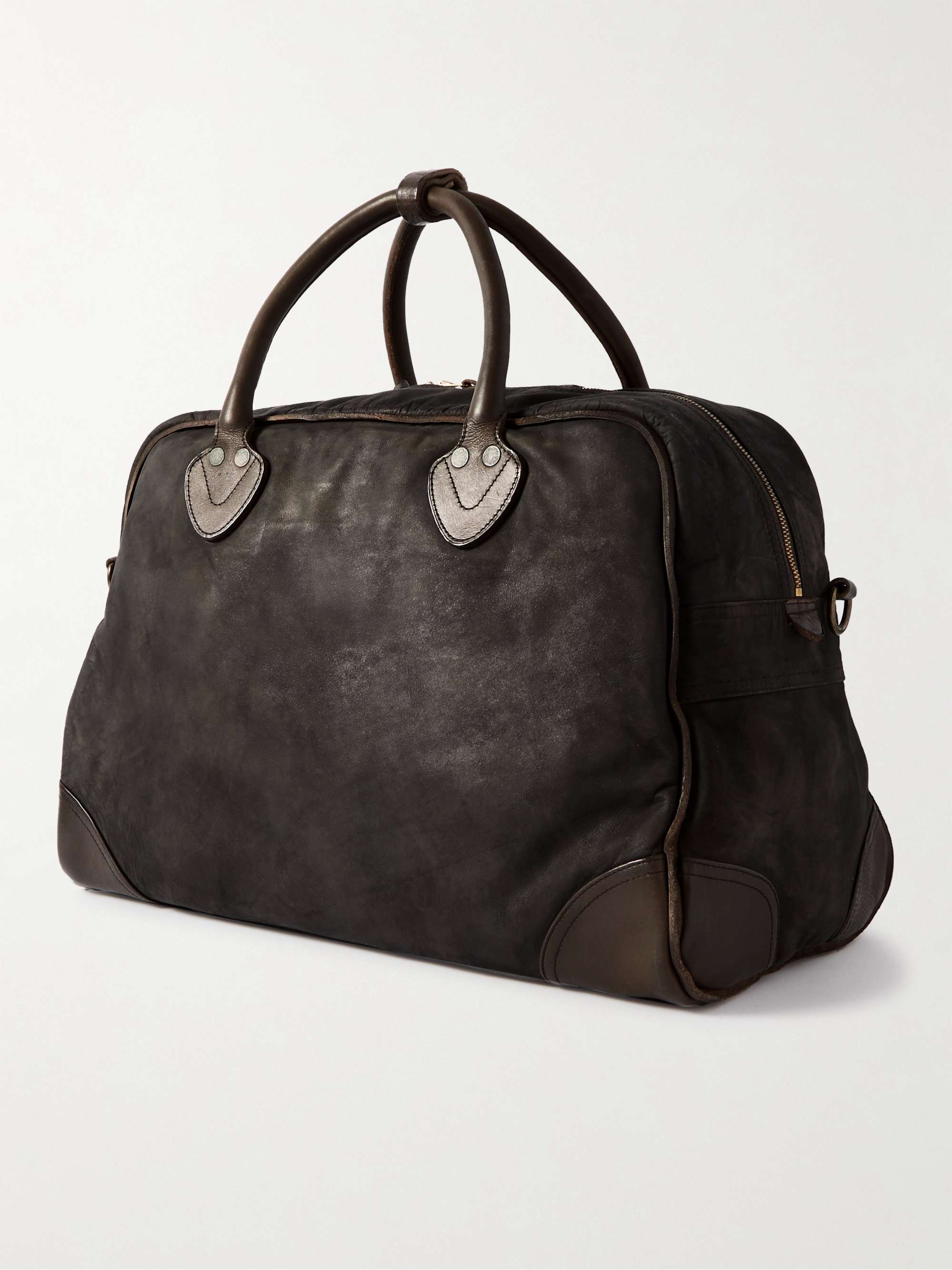 RRL Burlington Large Leather Weekend Bag