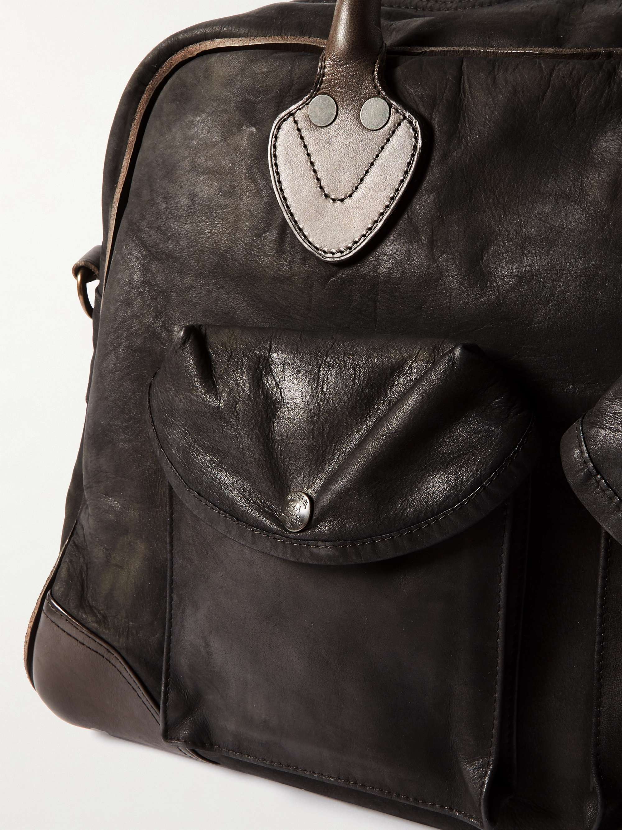 RRL Burlington Large Leather Weekend Bag