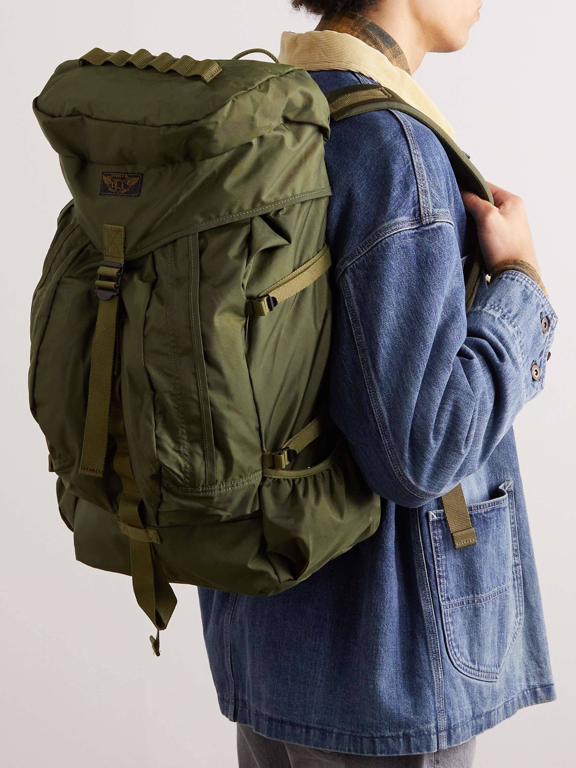 RRL Webbing-Trimmed Shell Backpack