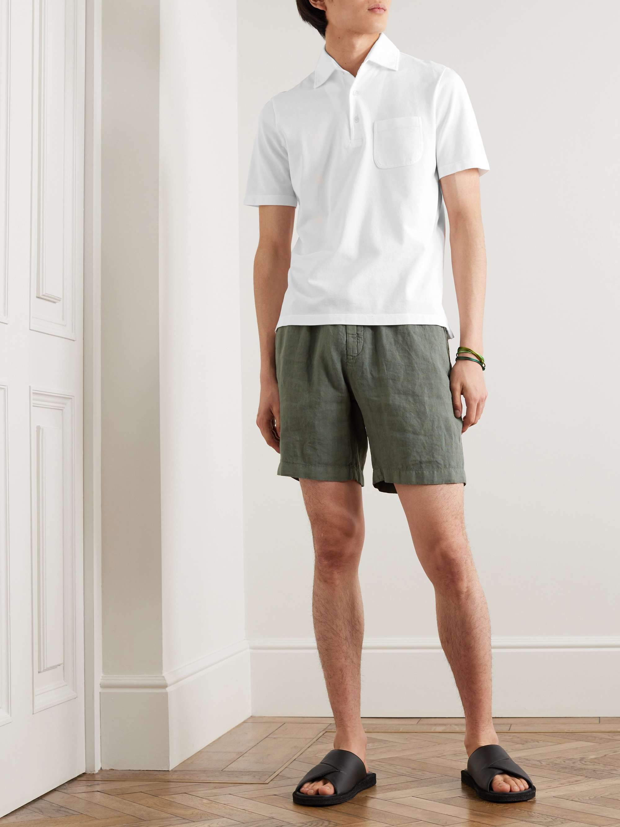 RUBINACCI Cotton-Piqué Polo Shirt