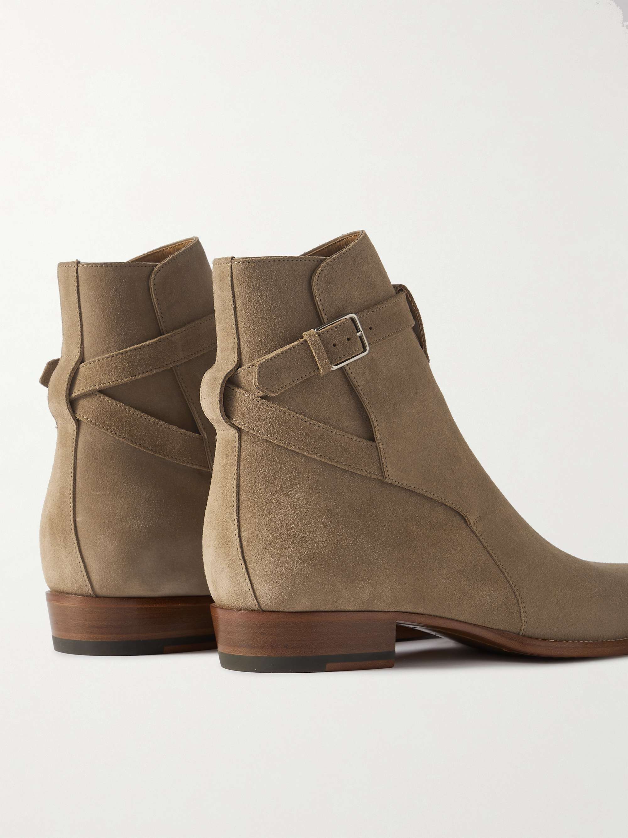 SAINT LAURENT Wyatt 30 Suede Boots