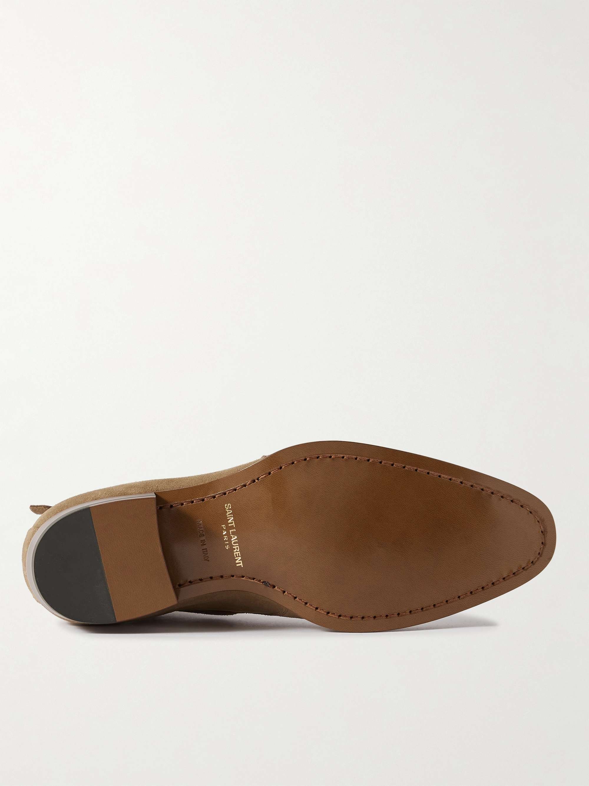 SAINT LAURENT Wyatt 30 Suede Boots