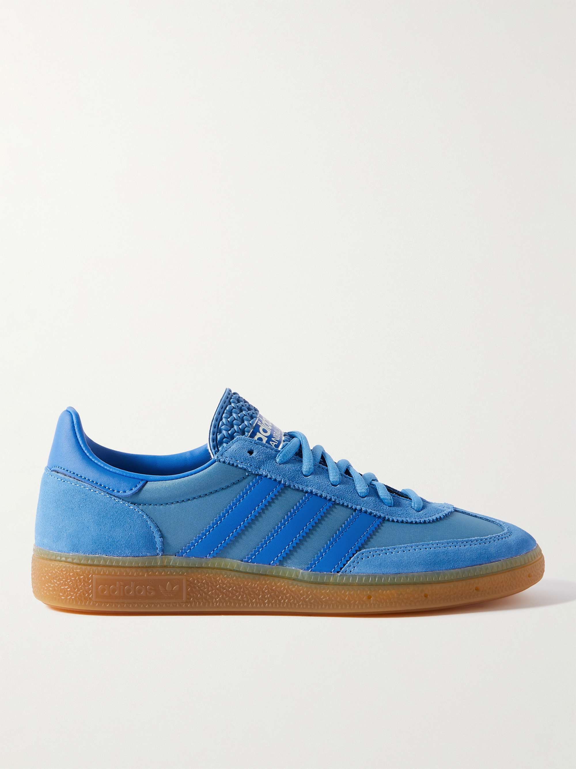 Adidas originals handball top suede leather and mesh on sale sneakers