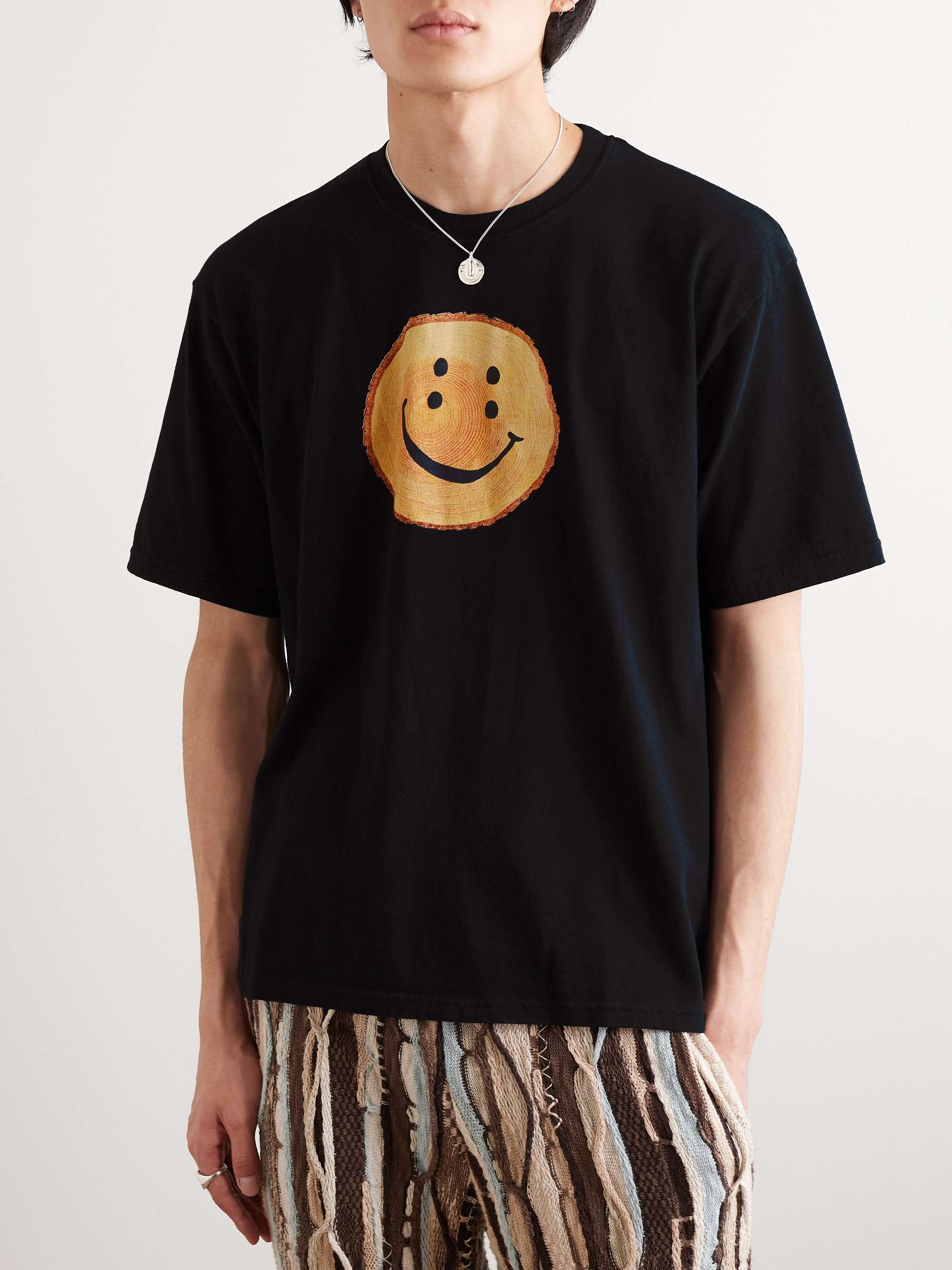 KAPITAL Printed Cotton-Jersey T-Shirt