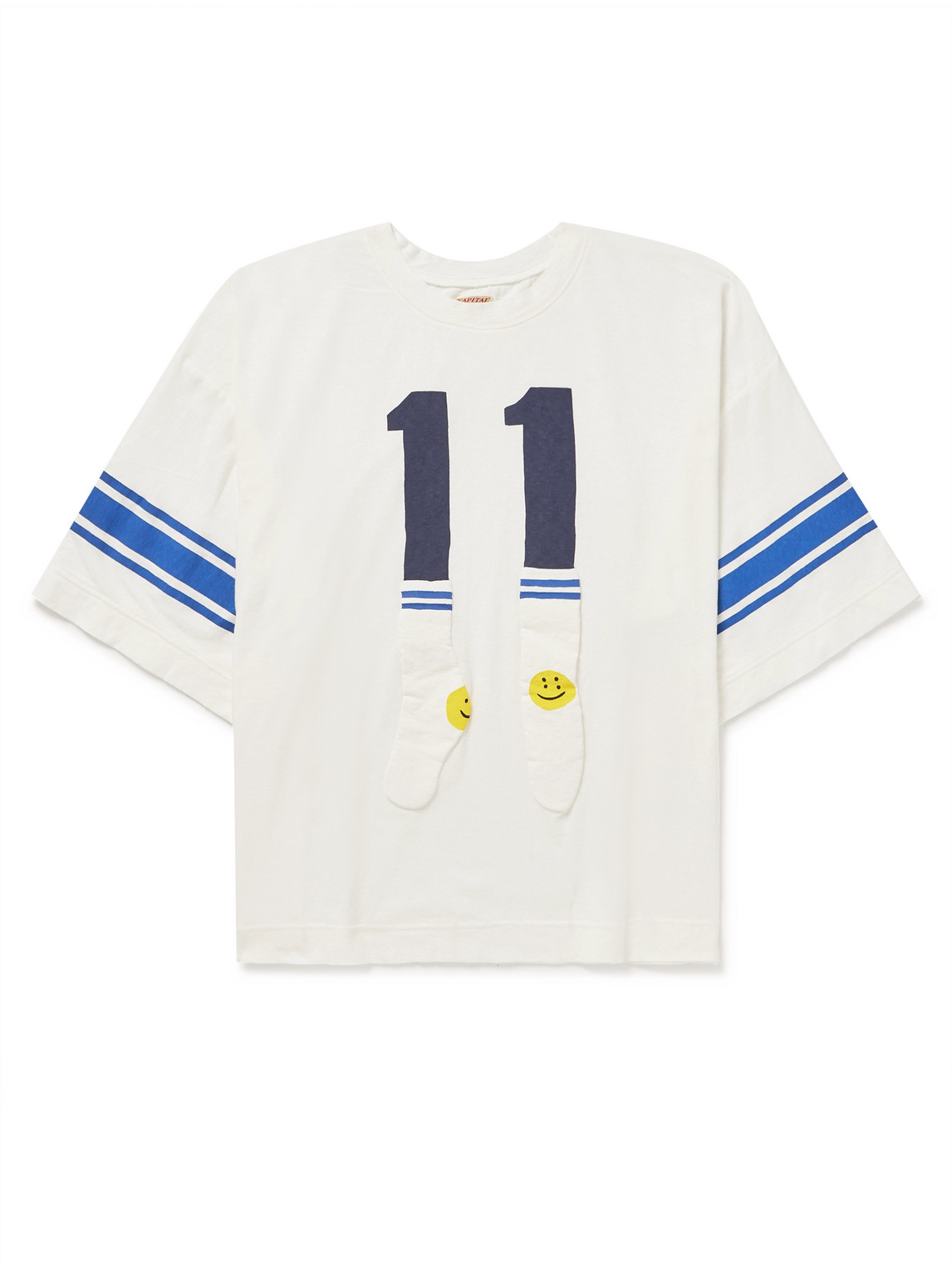 Kapital Kids' Printed Cotton-jersey T-shirt In White