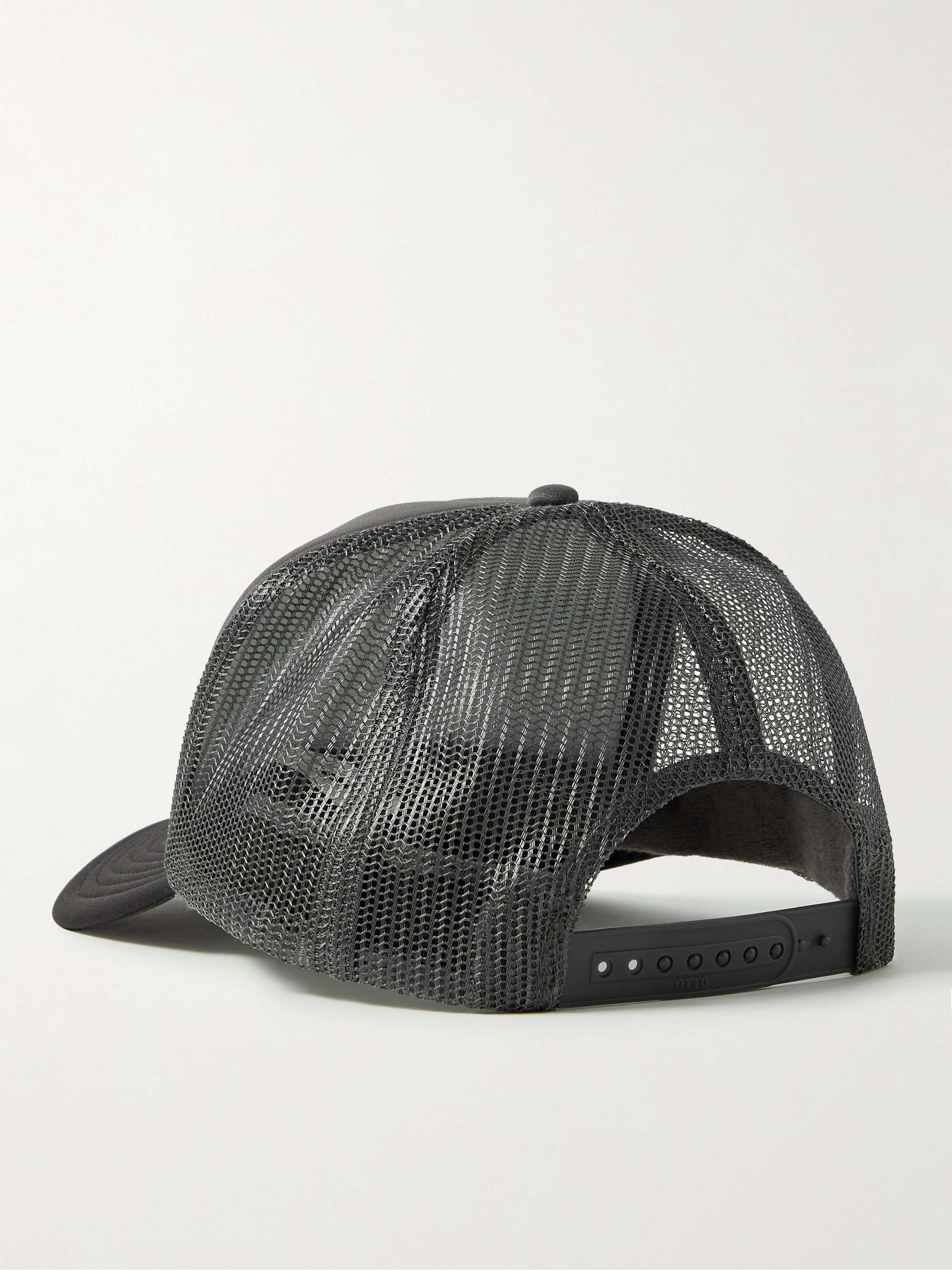 KAPITAL Kountry Pearl Clutcher Printed Twill and Mesh Trucker Hat