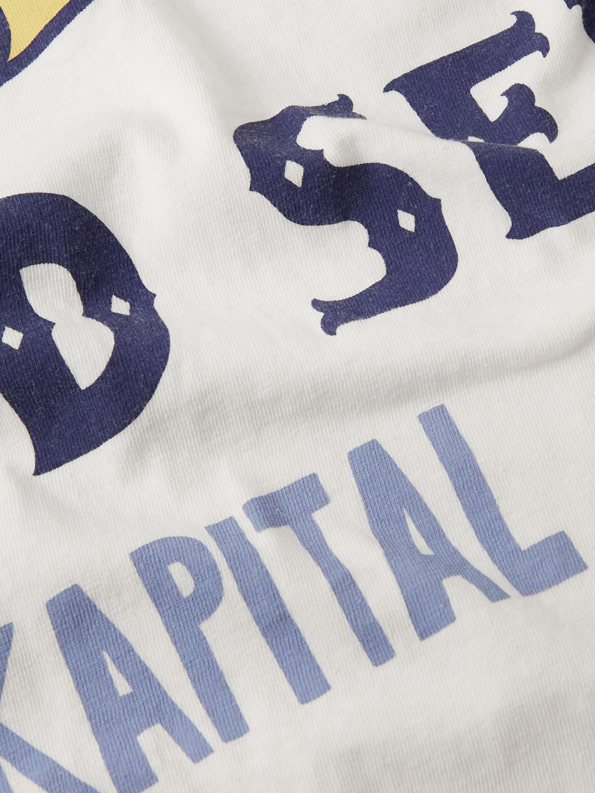 KAPITAL Oversized Printed Cotton-Jersey T-Shirt