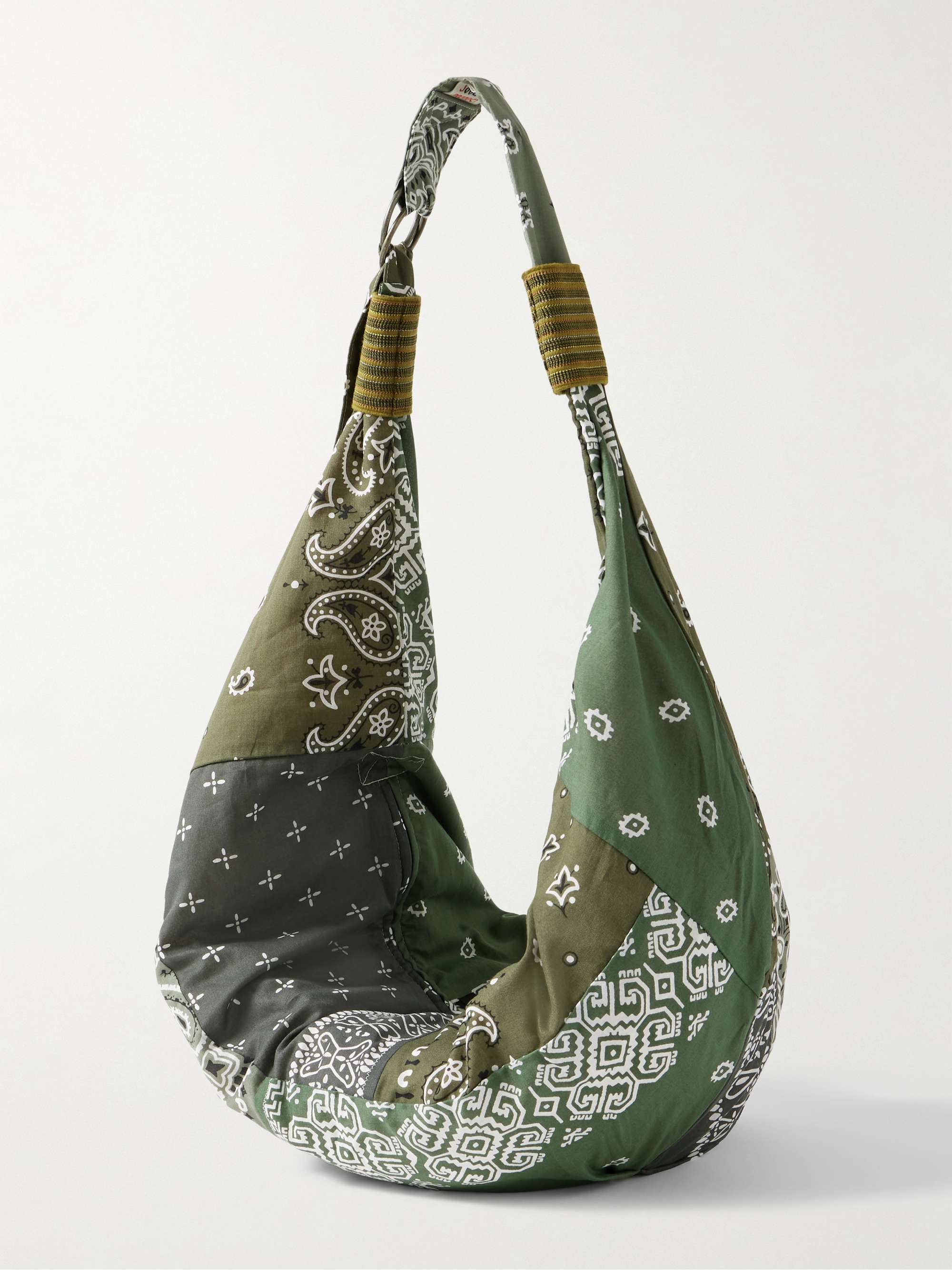KAPITAL Bandana-Print Cotton Belt Bag