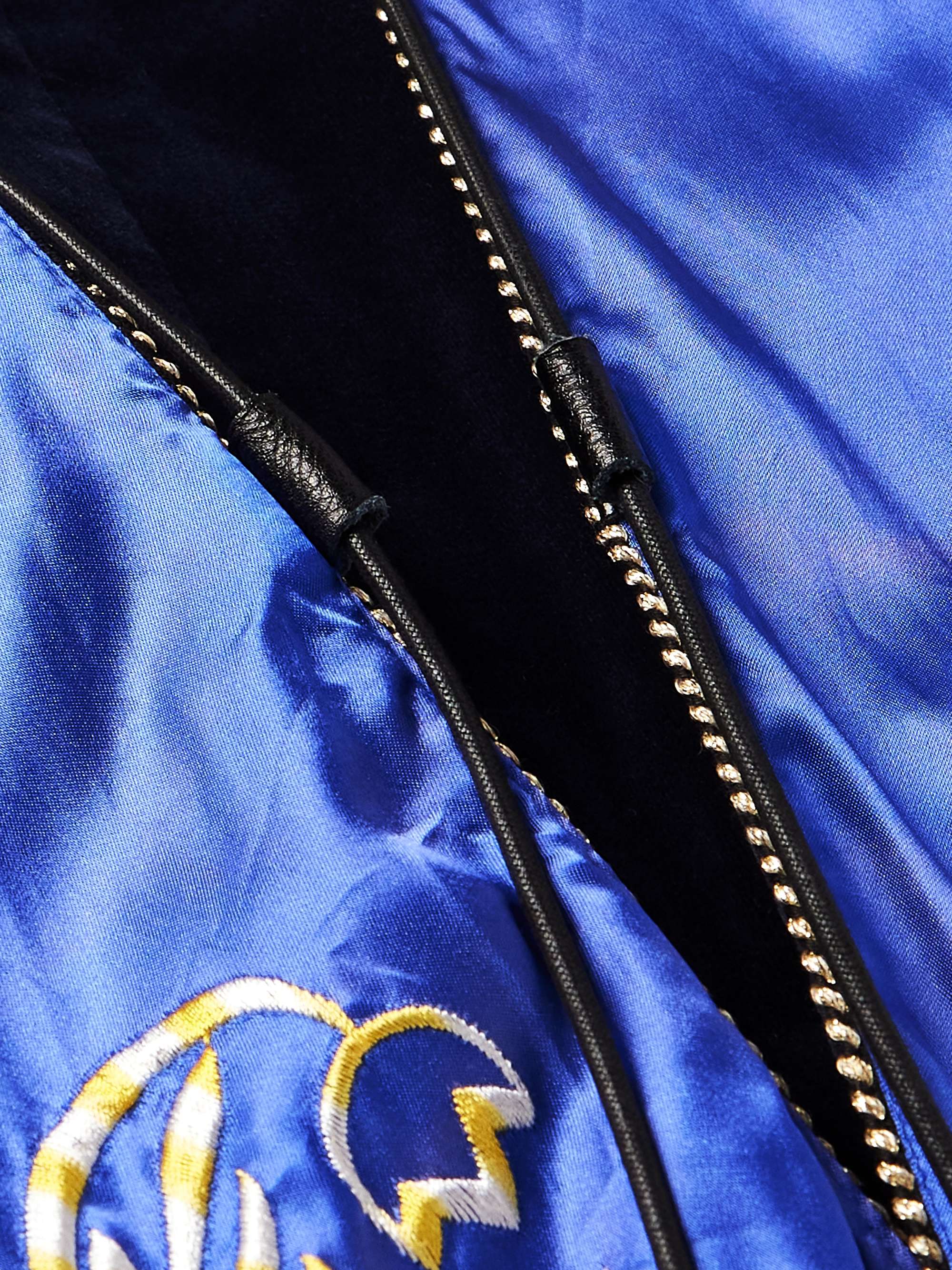 KAPITAL J-Wave Embroidered Satin Jacket