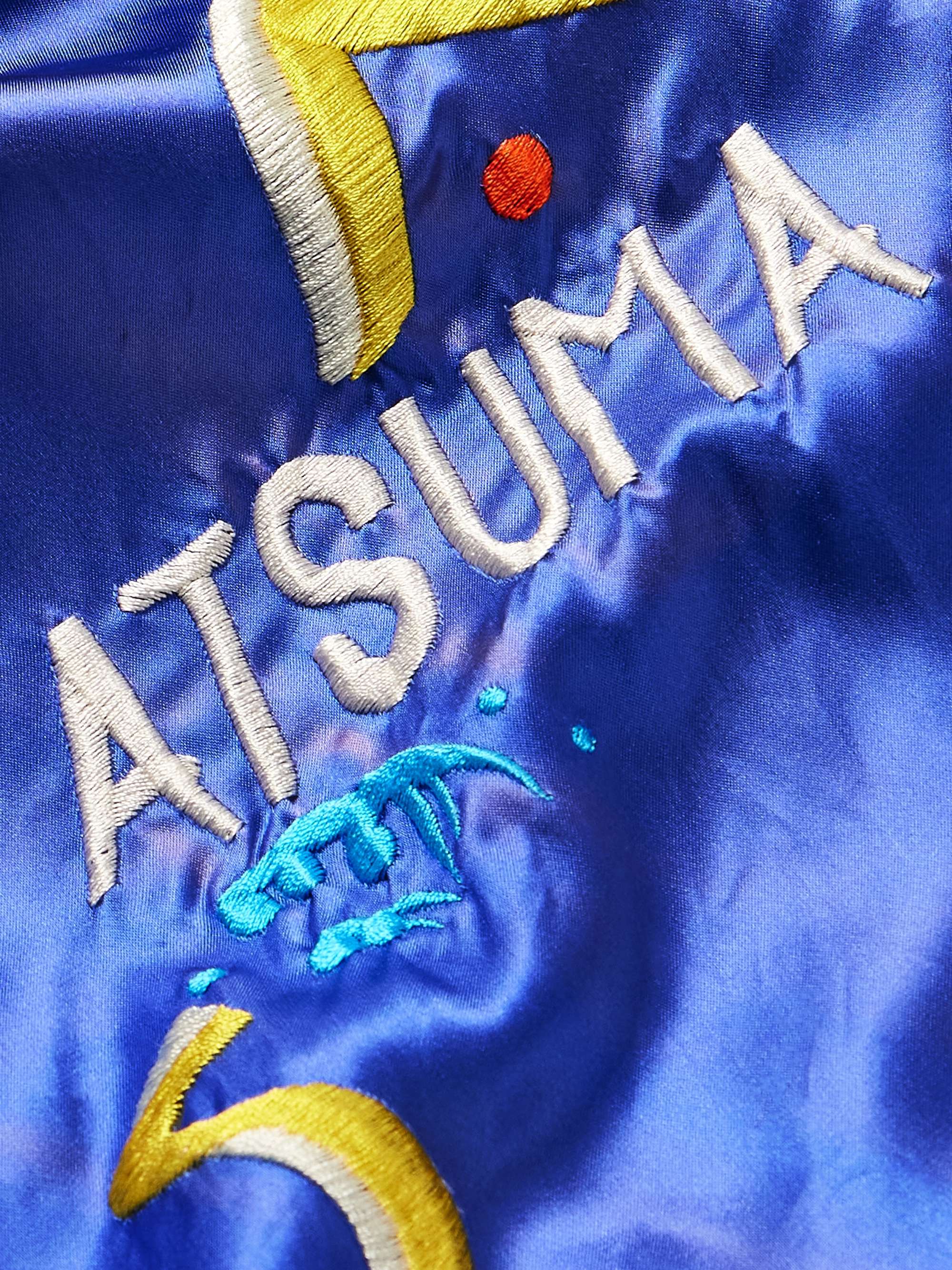 KAPITAL J-Wave Embroidered Satin Jacket