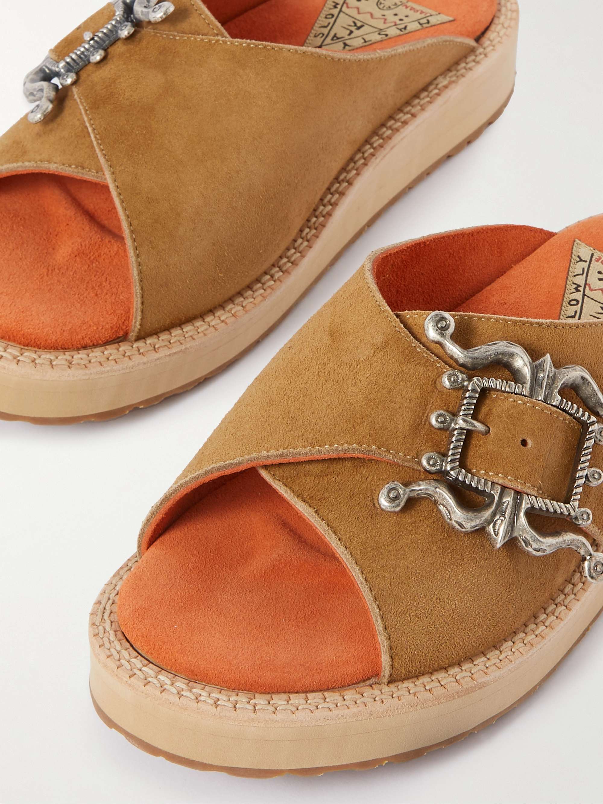 KAPITAL Pueblo Suede Sandals