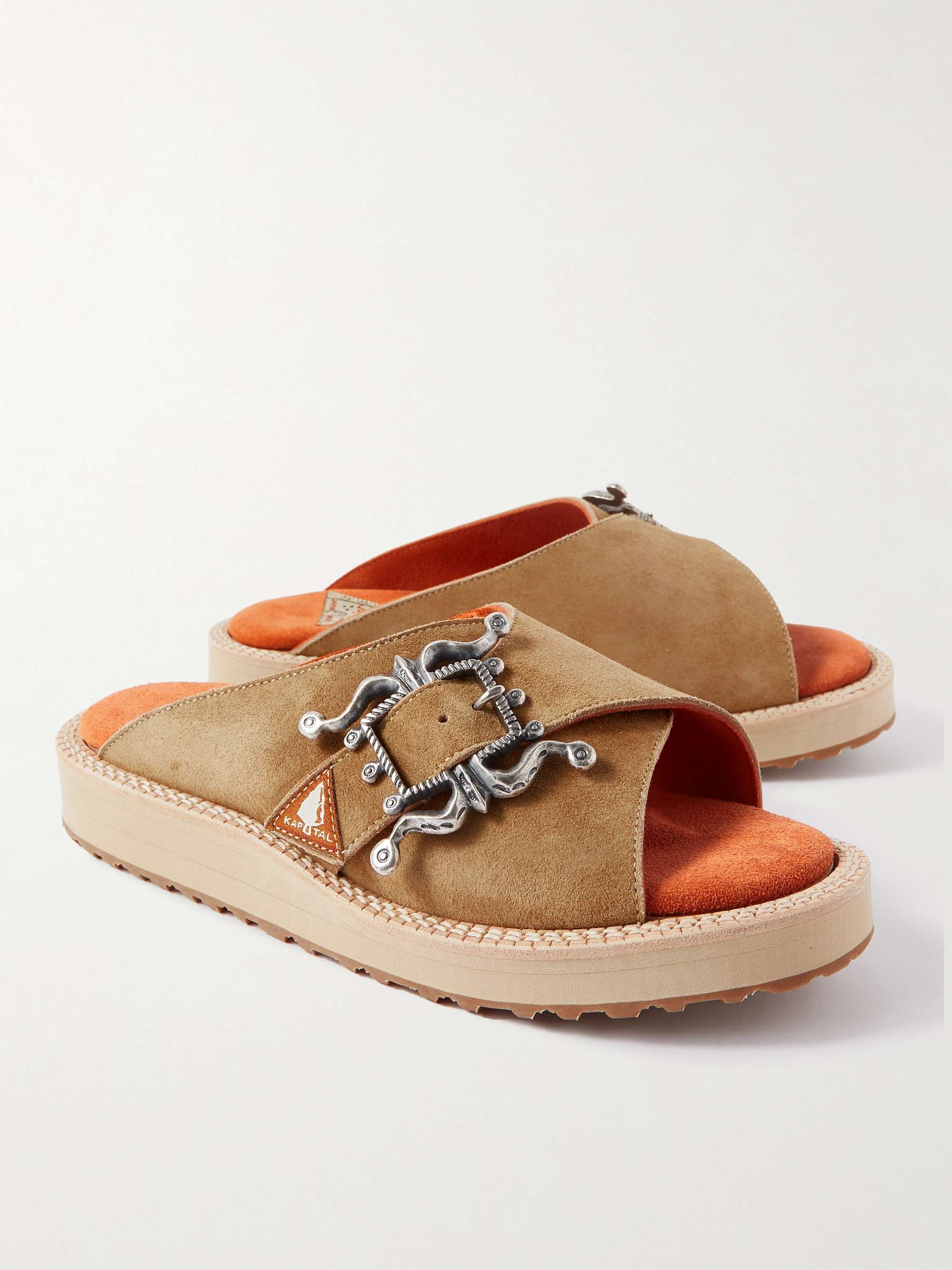 KAPITAL Pueblo Suede Sandals