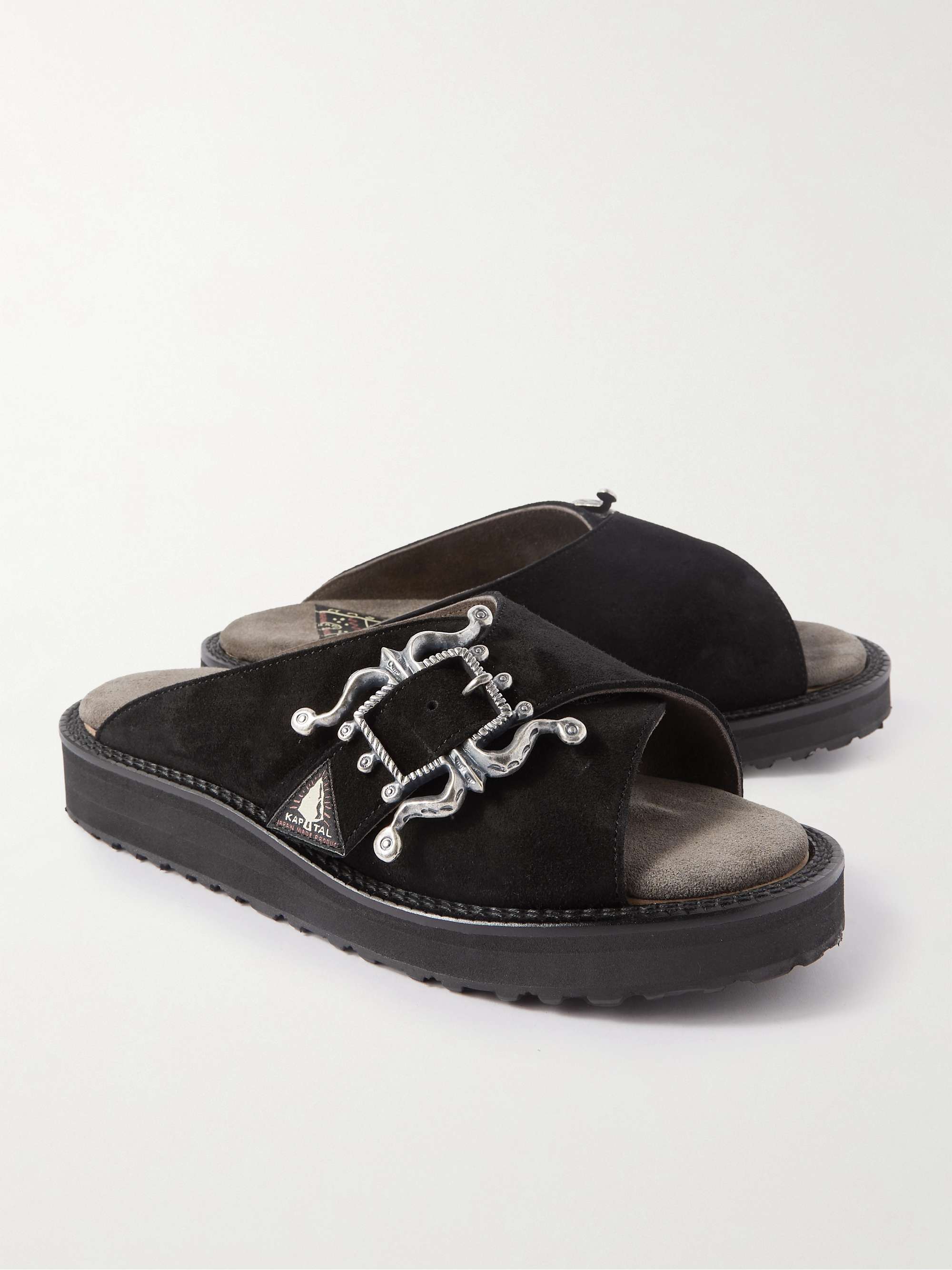 KAPITAL Pueblo Suede Sandals