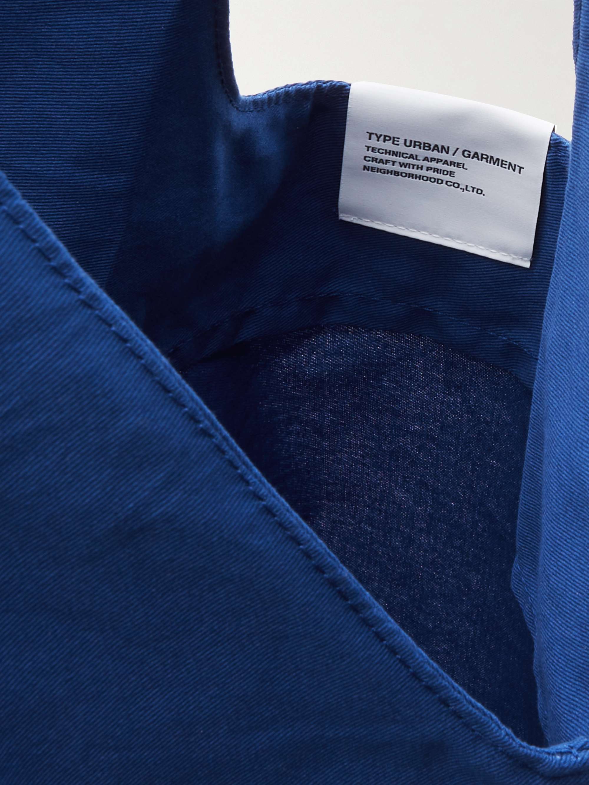 NEIGHBORHOOD ID Logo-Print Cotton-Twill Tote Bag