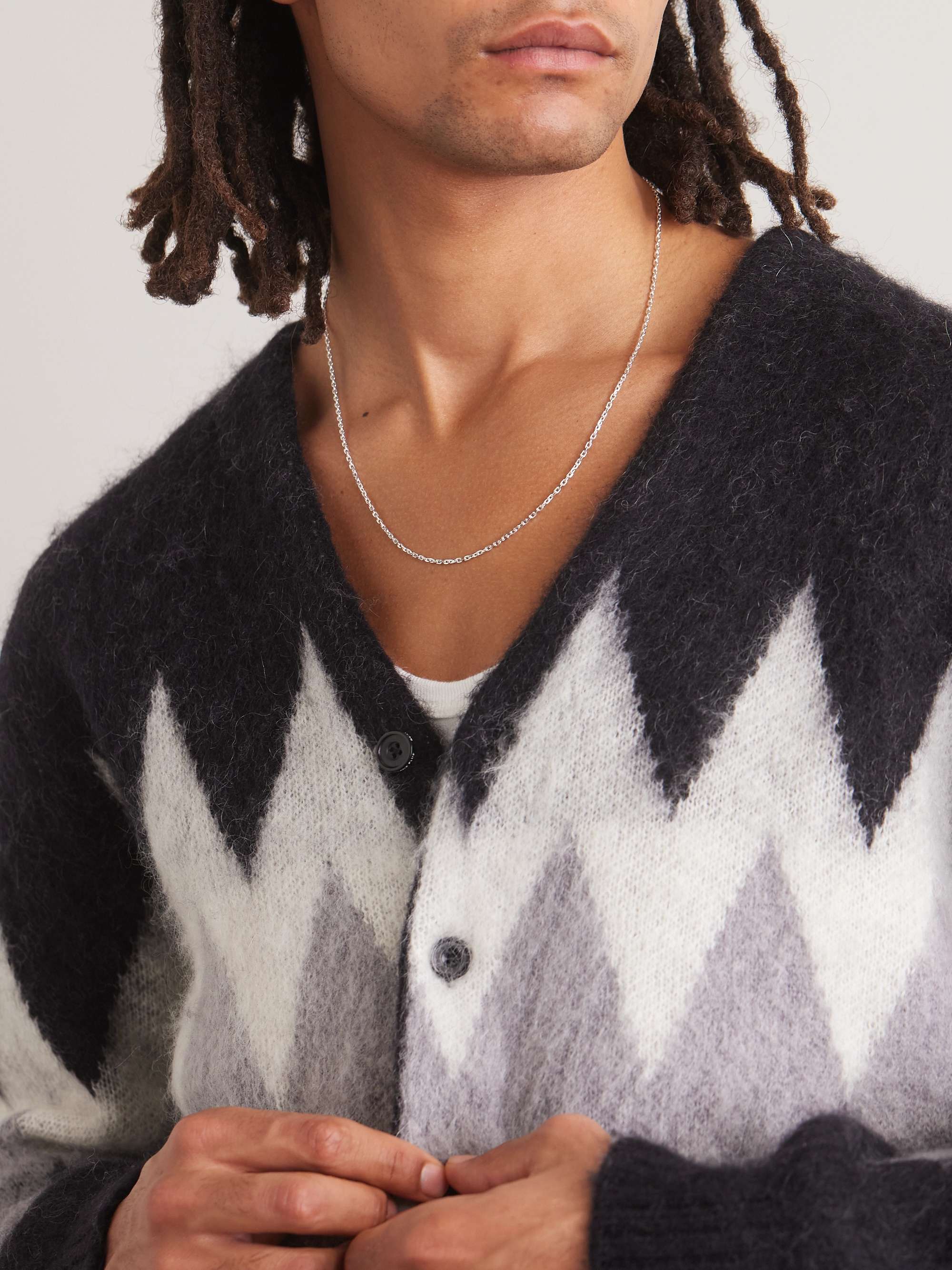 NEIGHBORHOOD Silver Chain Necklace