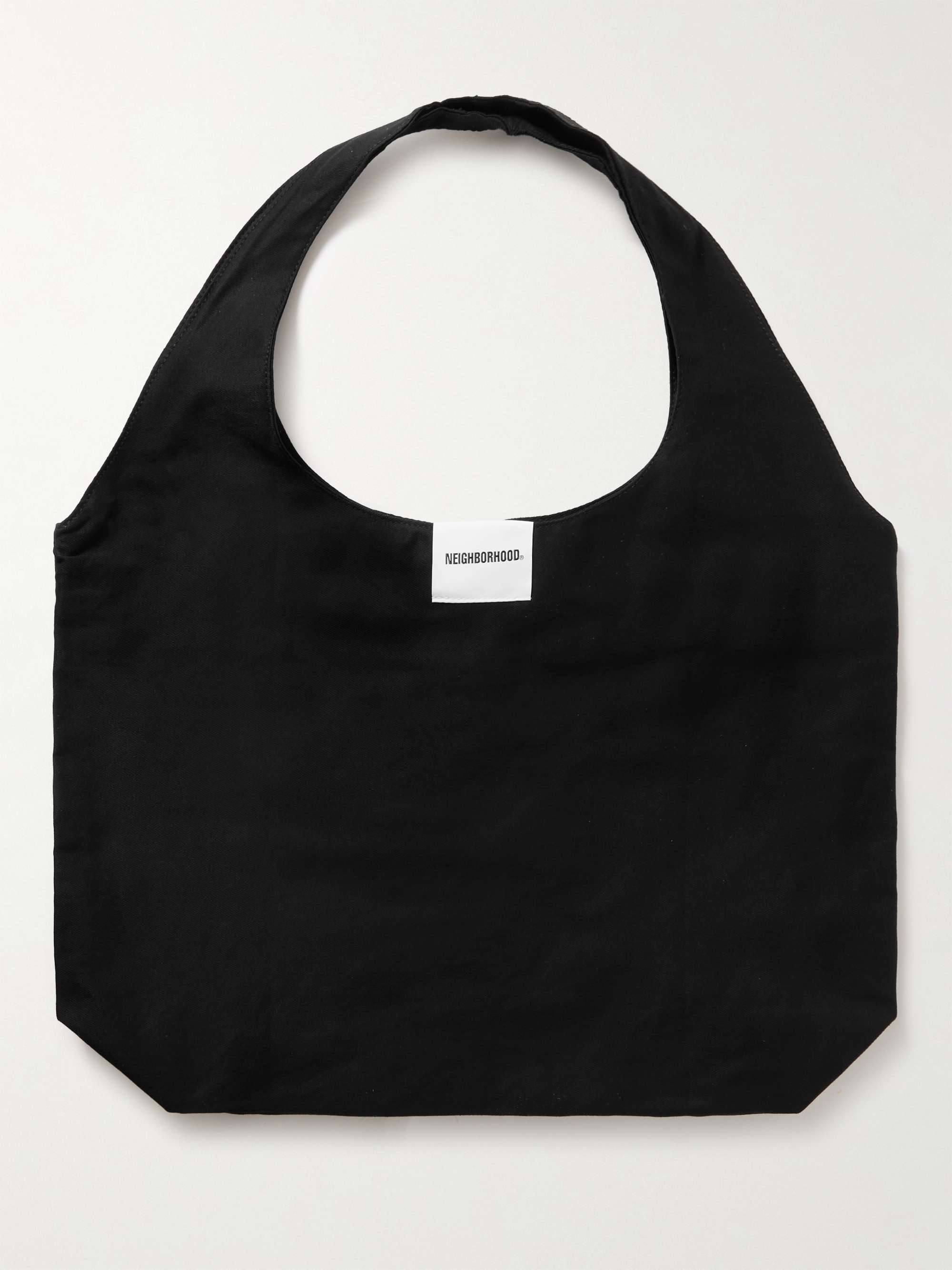 NEIGHBORHOOD ID Logo-Print Cotton-Twill Tote Bag