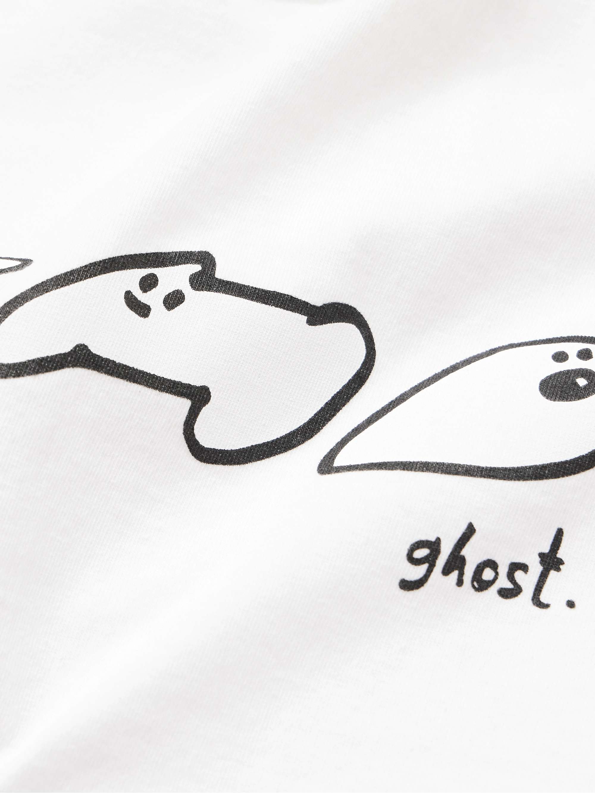NEIGHBORHOOD + ghost Logo-Print Cotton-Jersey T-Shirt