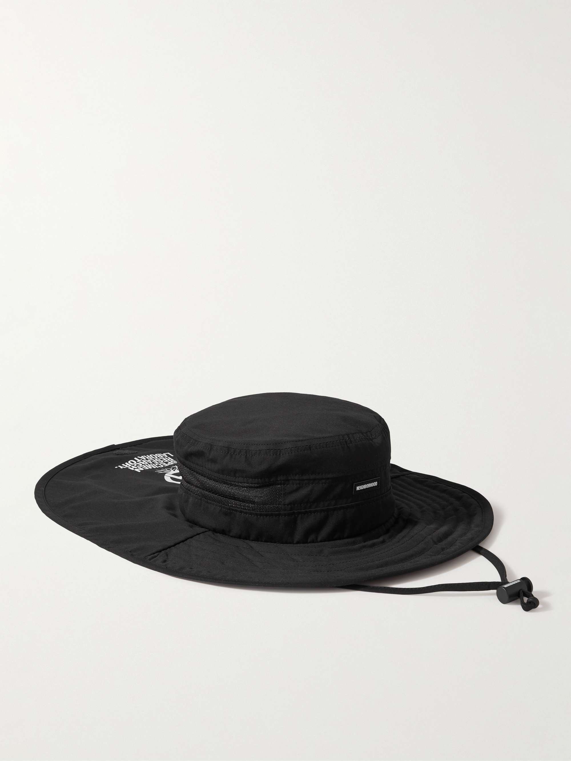 NEIGHBORHOOD + SRL Sunguard Printed Cotton-Blend Canvas Hat for