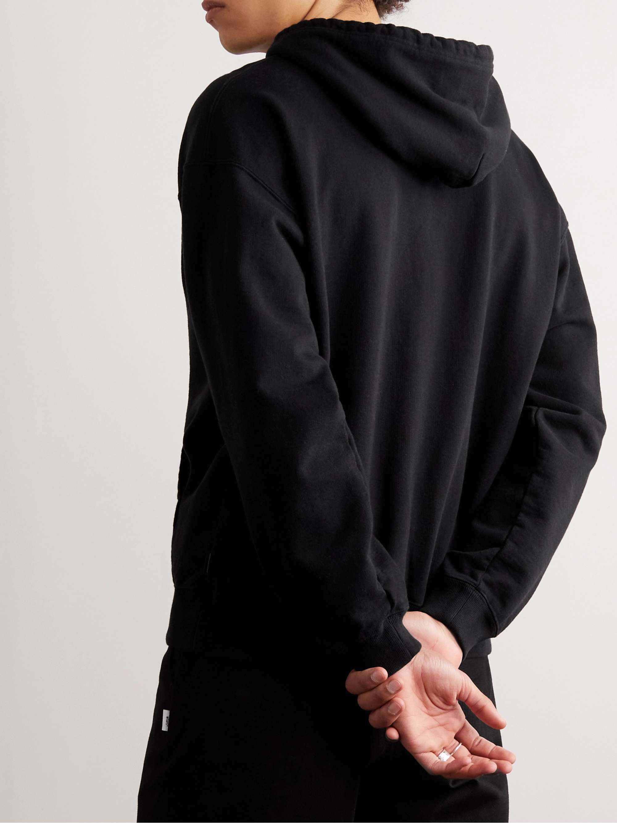 NEIGHBORHOOD Printed Loopback Cotton-Jersey Hoodie