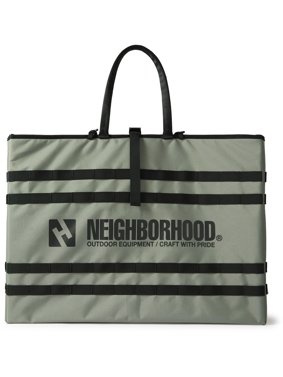 Neighborhood Helinox Folding Webbing-Trimmed Canvas Tote Bag