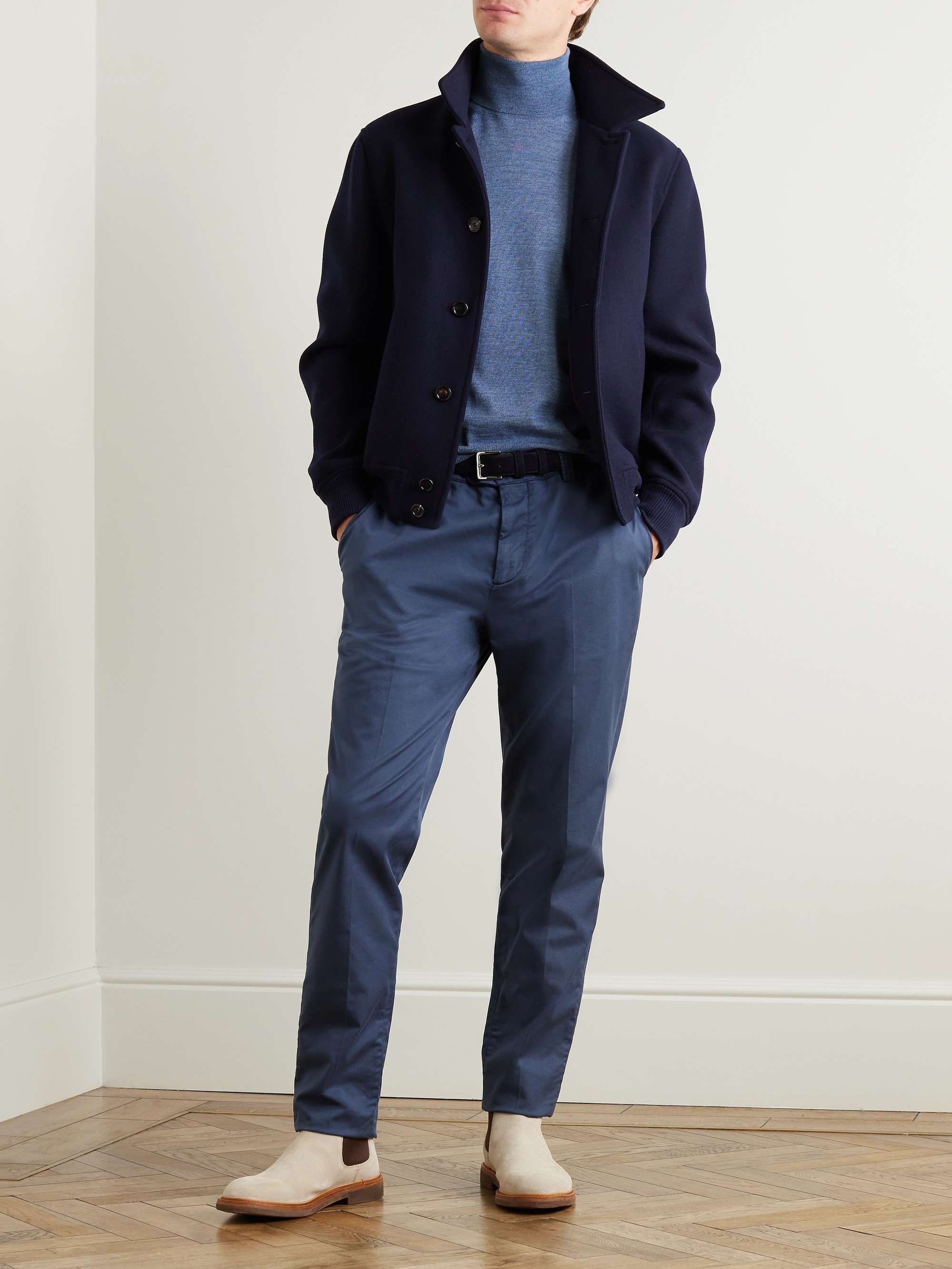 CANALI Slim-Fit Merino Wool Rollneck Sweater for Men | MR PORTER