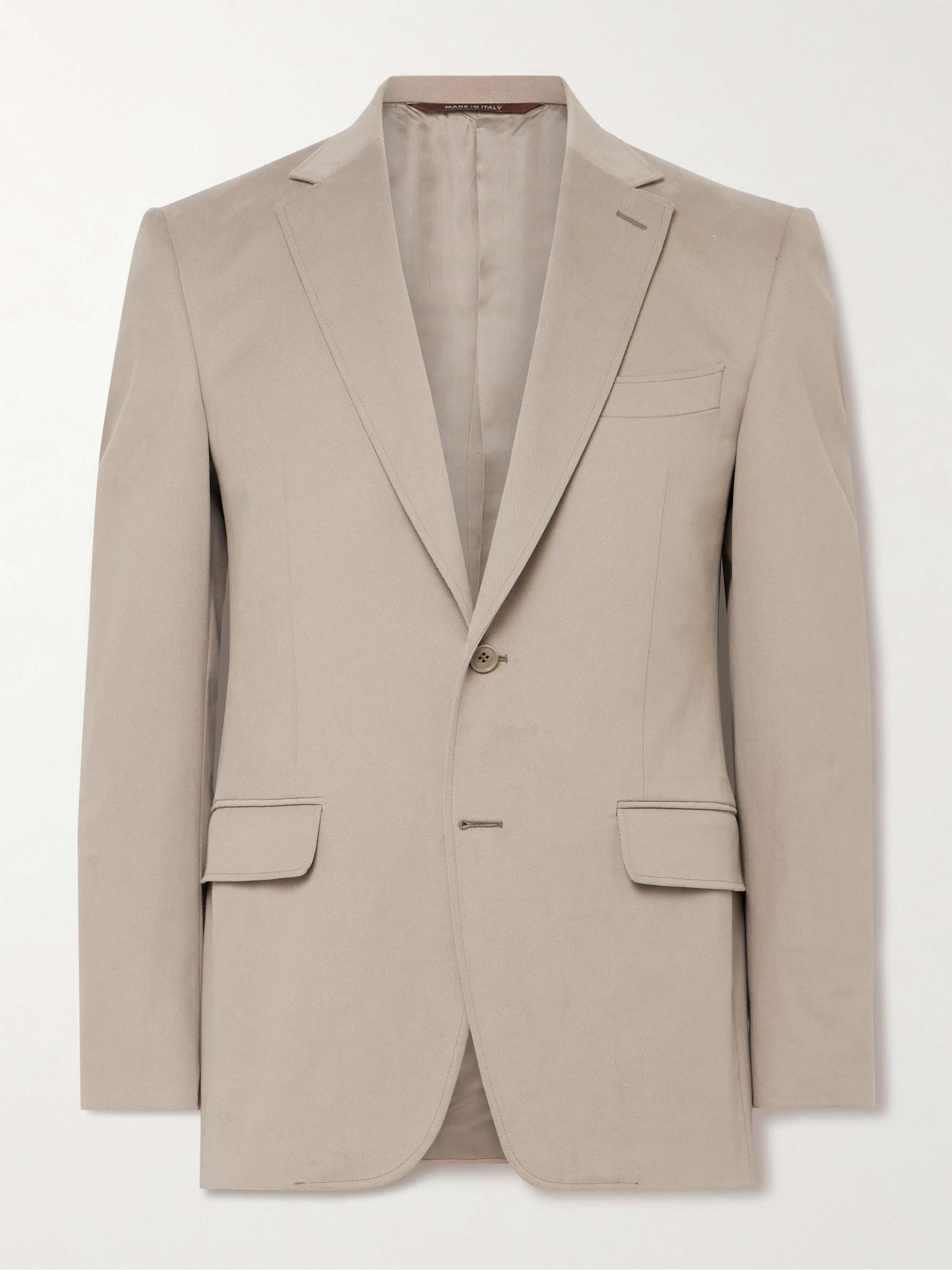 CANALI Cotton-Blend Twill Suit Jacket for Men | MR PORTER