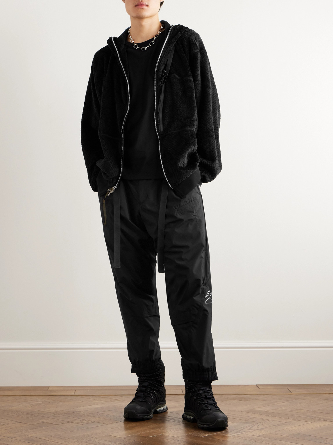 Shop Acronym Tapered 2l Gore-tex Infinium™ Windstopper® Trousers In Black