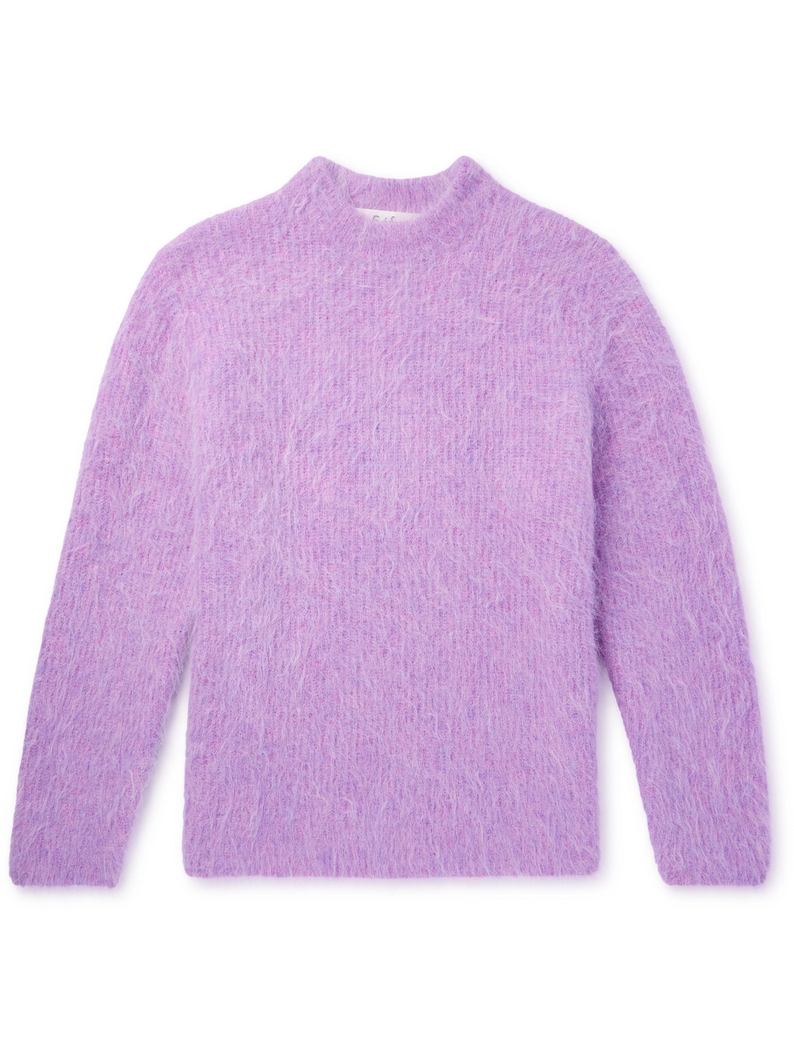 Séfr Haru Alpaca-blend Sweater In Purple