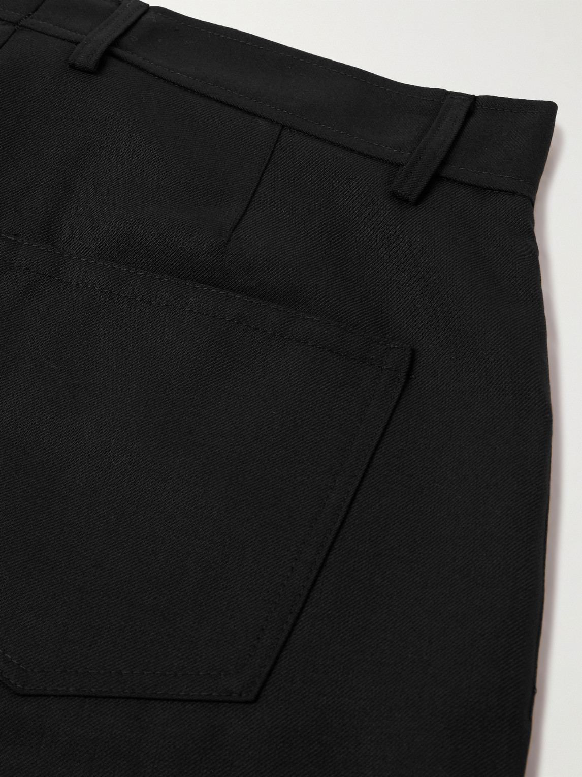SÉFR JIRO WIDE-LEG WOOL-BLEND TWILL TROUSERS