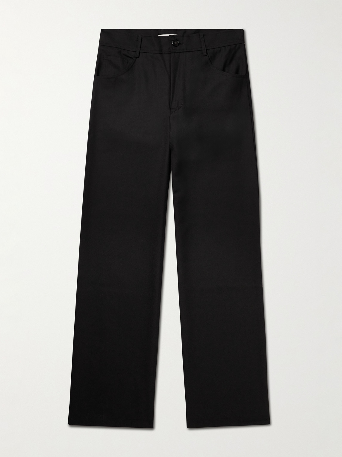 SÉFR JIRO WIDE-LEG WOOL-BLEND TWILL TROUSERS