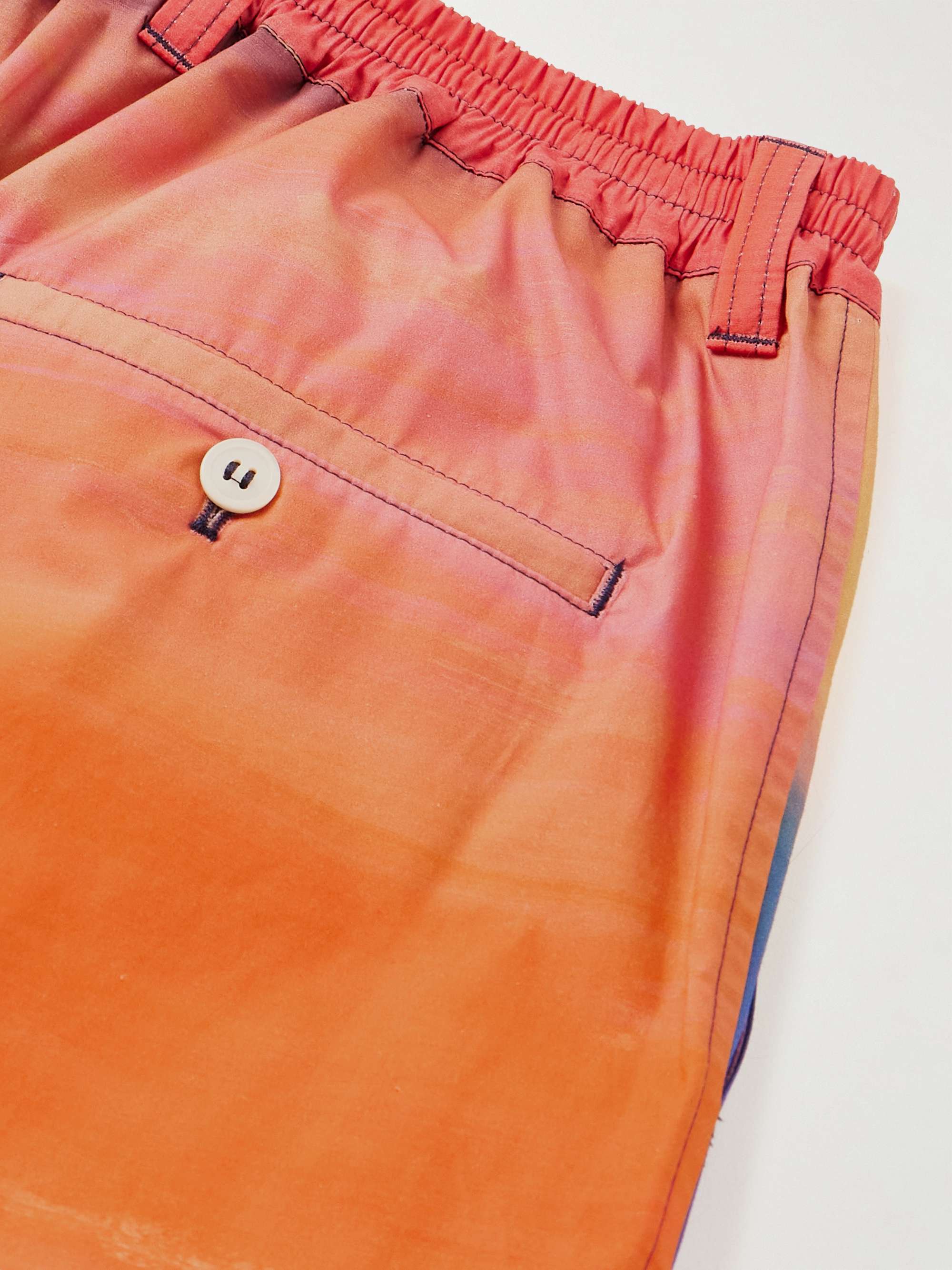 MARNI + Flaminia Veronesi Dark Side of the Moon Straight-Leg Printed Cotton-Poplin Shorts