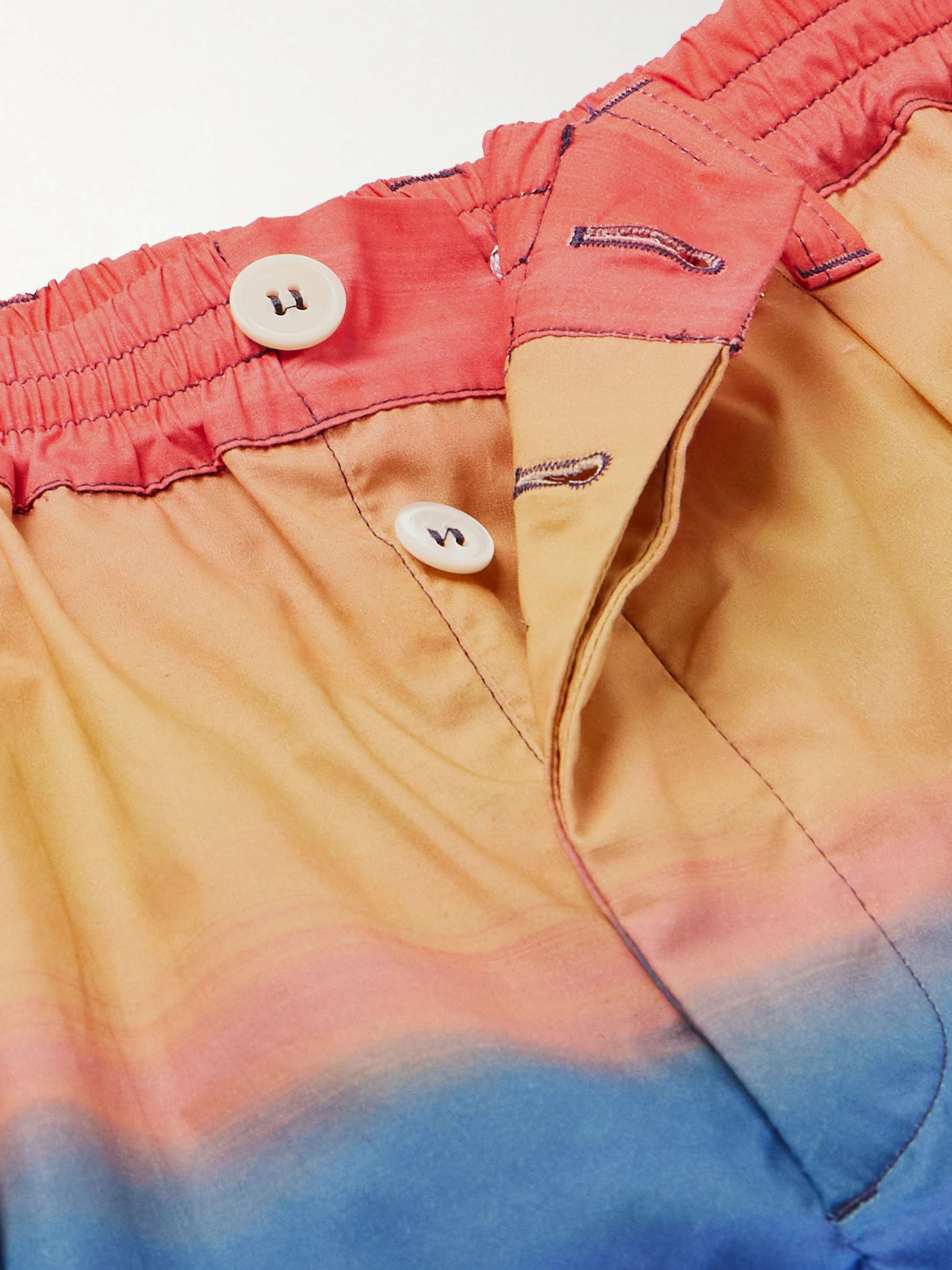 MARNI + Flaminia Veronesi Dark Side of the Moon Straight-Leg Printed Cotton-Poplin Shorts