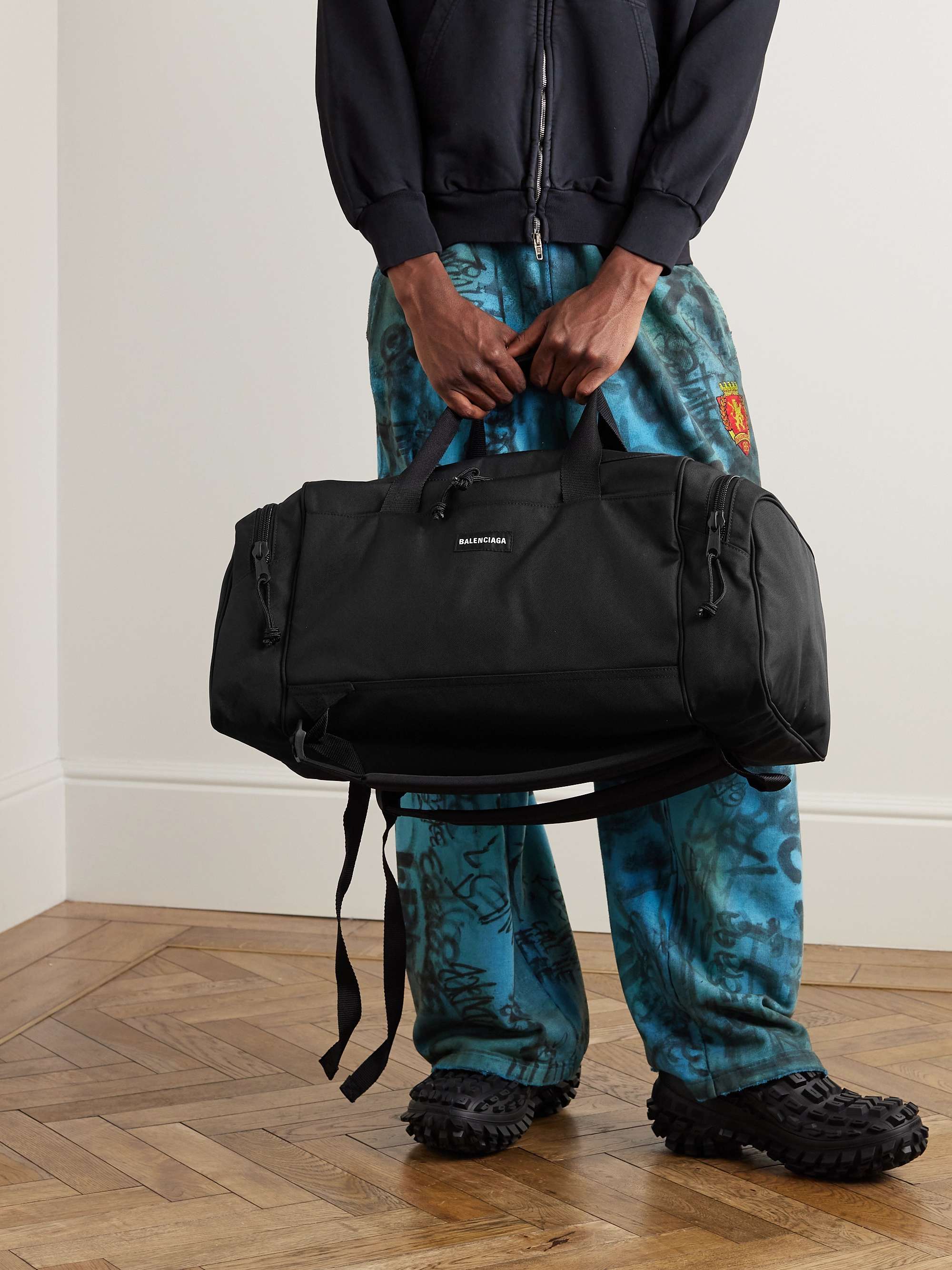 Print Canvas Weekender Duffle Bag