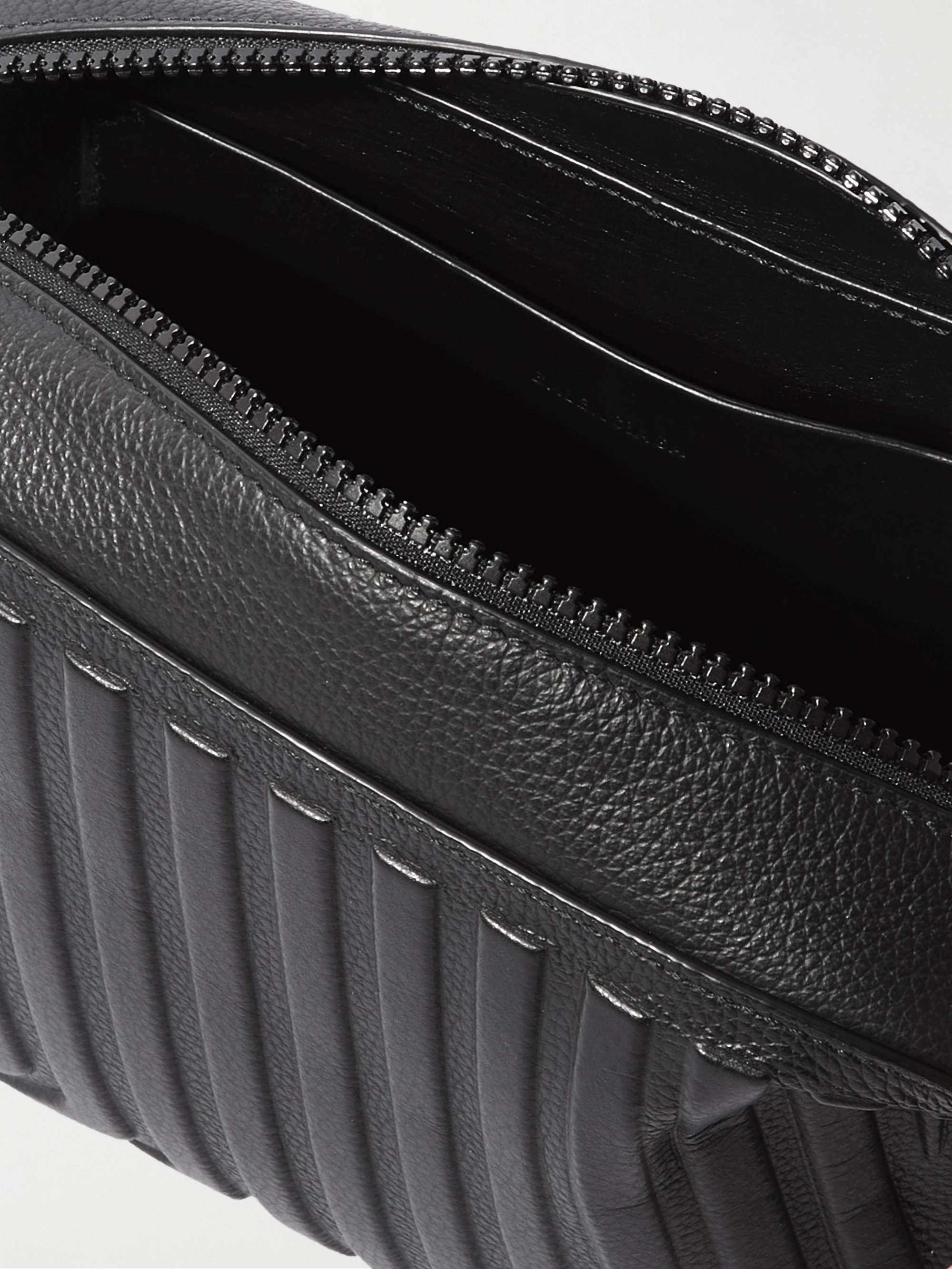 BALENCIAGA Full-Grain Leather Camera Bag